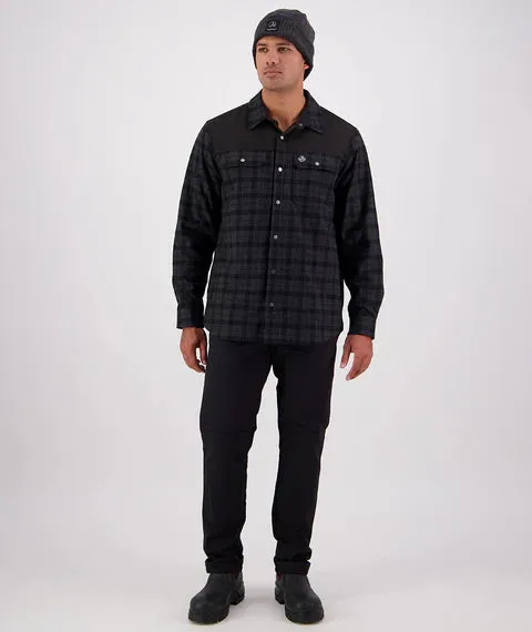 Swanndri - Marton Stormshield Shirt - Plaid - Grey/Black