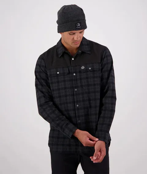 Swanndri - Marton Stormshield Shirt - Plaid - Grey/Black