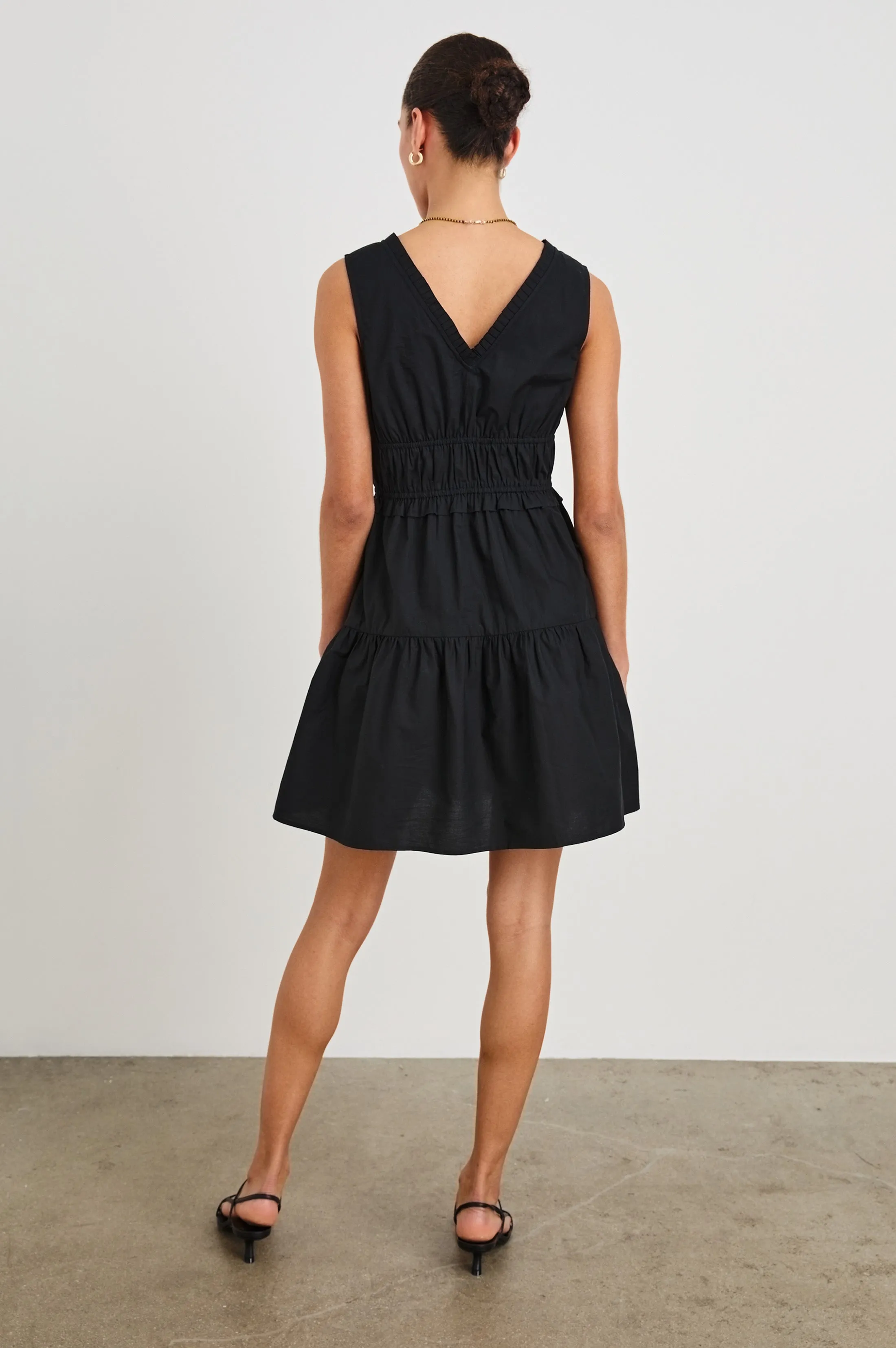 TALULAH DRESS - BLACK Rails