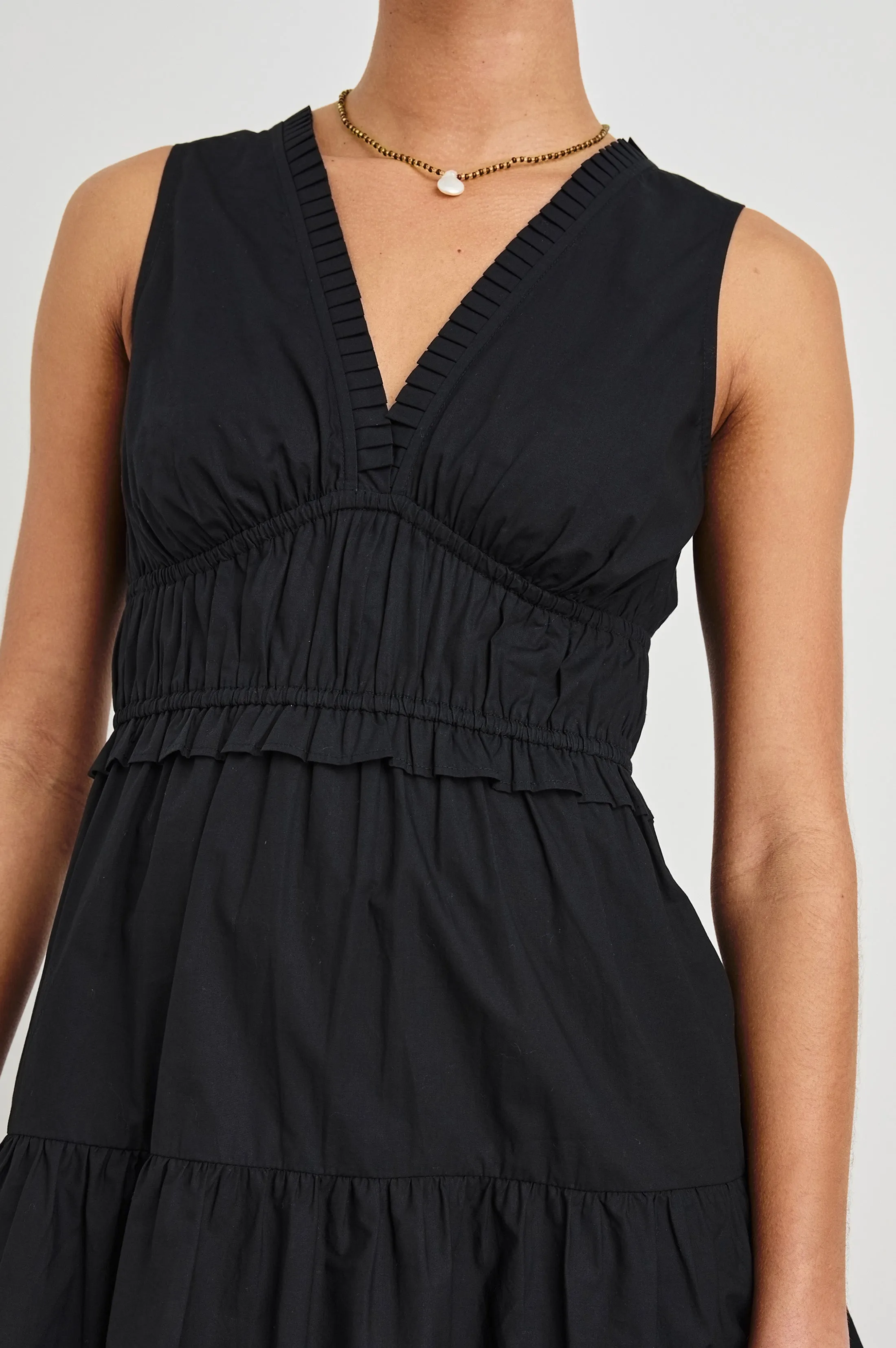 TALULAH DRESS - BLACK Rails