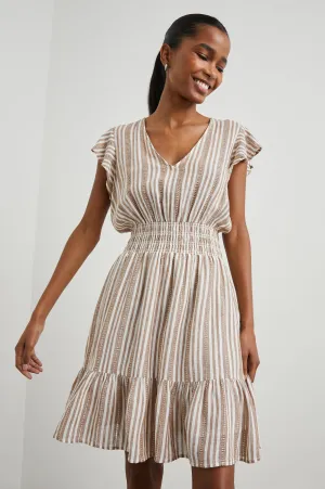 TARA DRESS - PALO SANTO STRIPE Rails