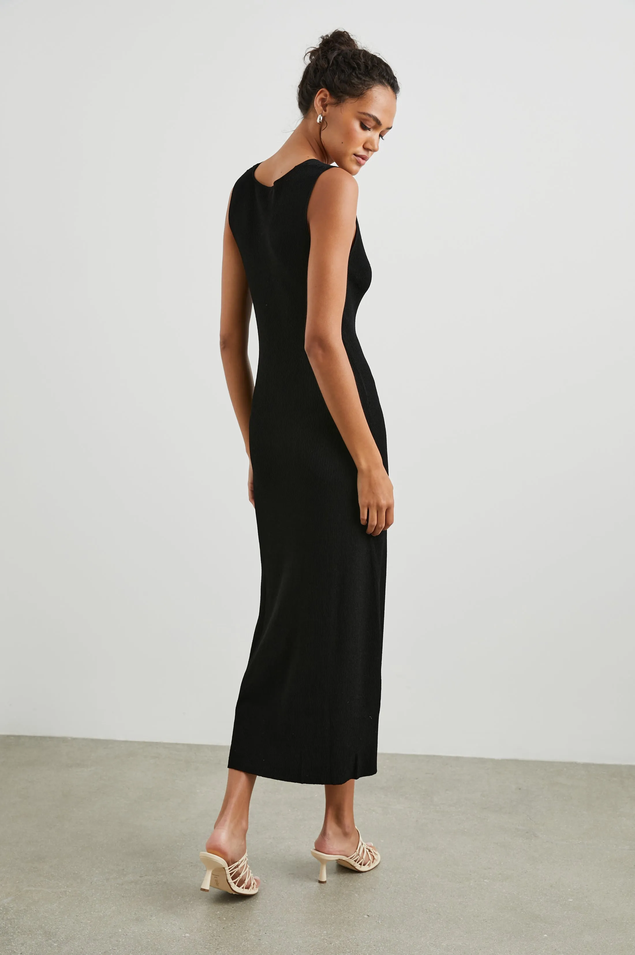 TEAGAN DRESS - BLACK Rails