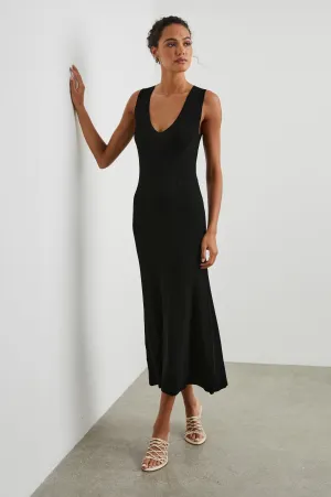 TEAGAN DRESS - BLACK Rails