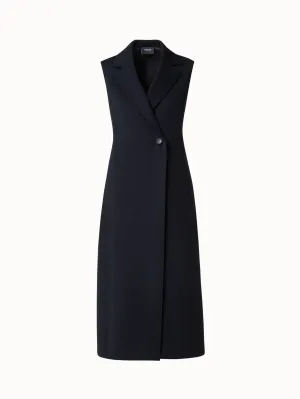 Techno Neoprene Long Gilet Akris