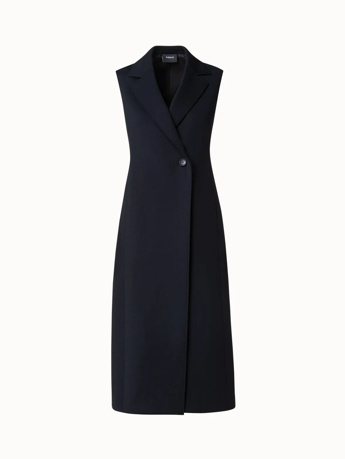 Techno Neoprene Long Gilet Akris
