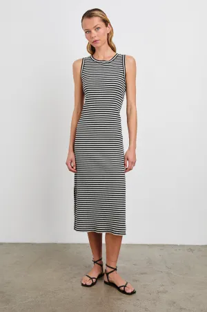 THE TANK DRESS - BLACK BIRCH STRIPE Rails