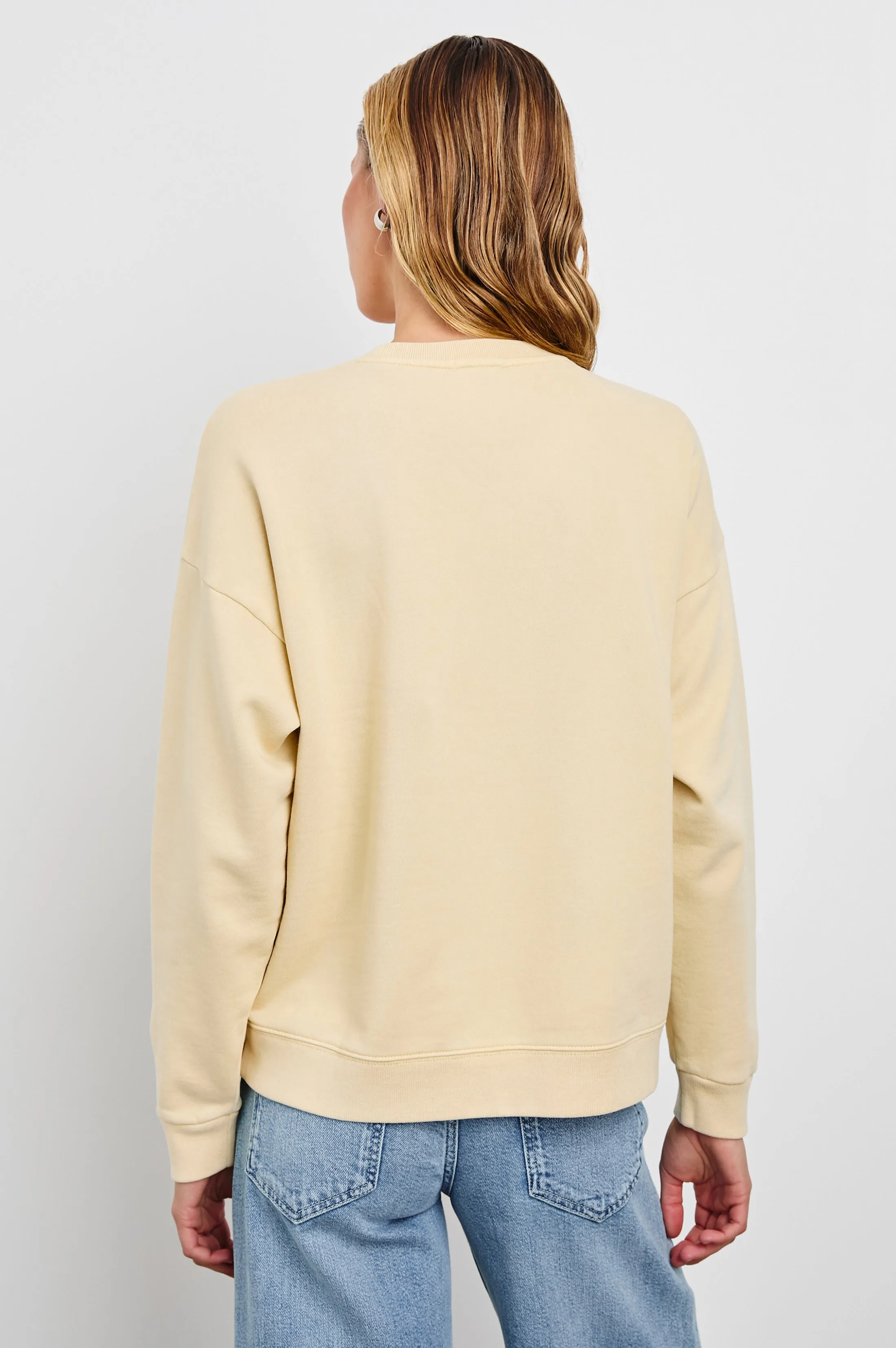 THE VARSITY SWEATSHIRT - LOS ANGELES GOLD GLITTER Rails