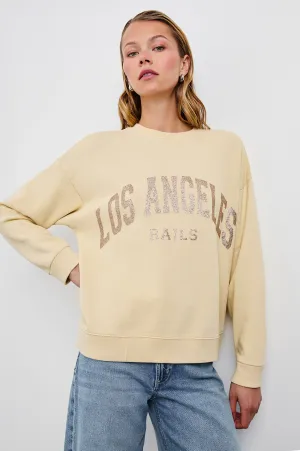 THE VARSITY SWEATSHIRT - LOS ANGELES GOLD GLITTER Rails