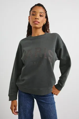 THE VARSITY SWEATSHIRT - PARIS GLITTER Rails