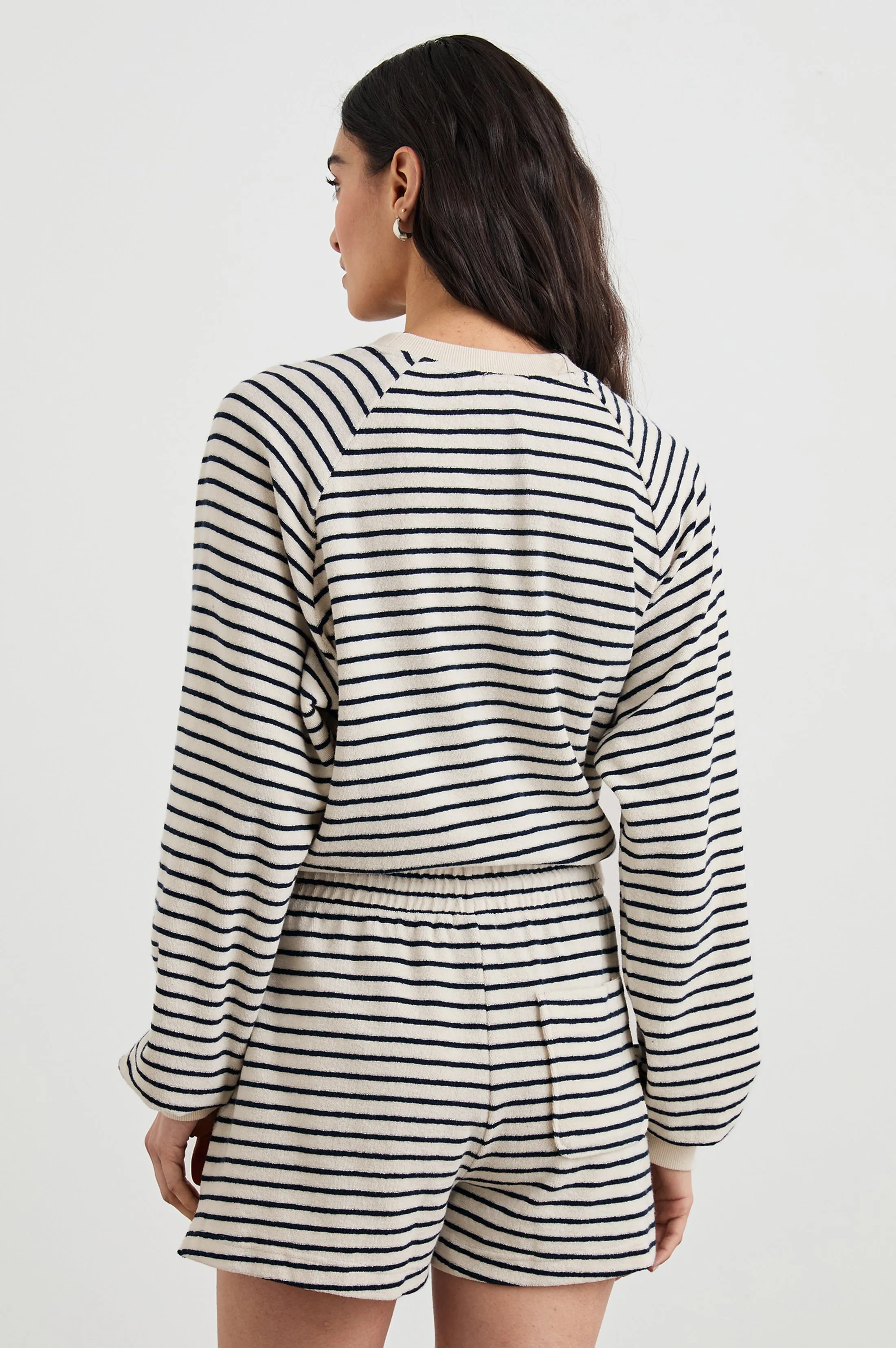 THERON SWEATSHIRT - SAILOR STRIPE TERRY TOWEL Rails
