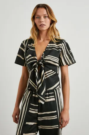 TIA TOP - ISLAND STRIPE Rails