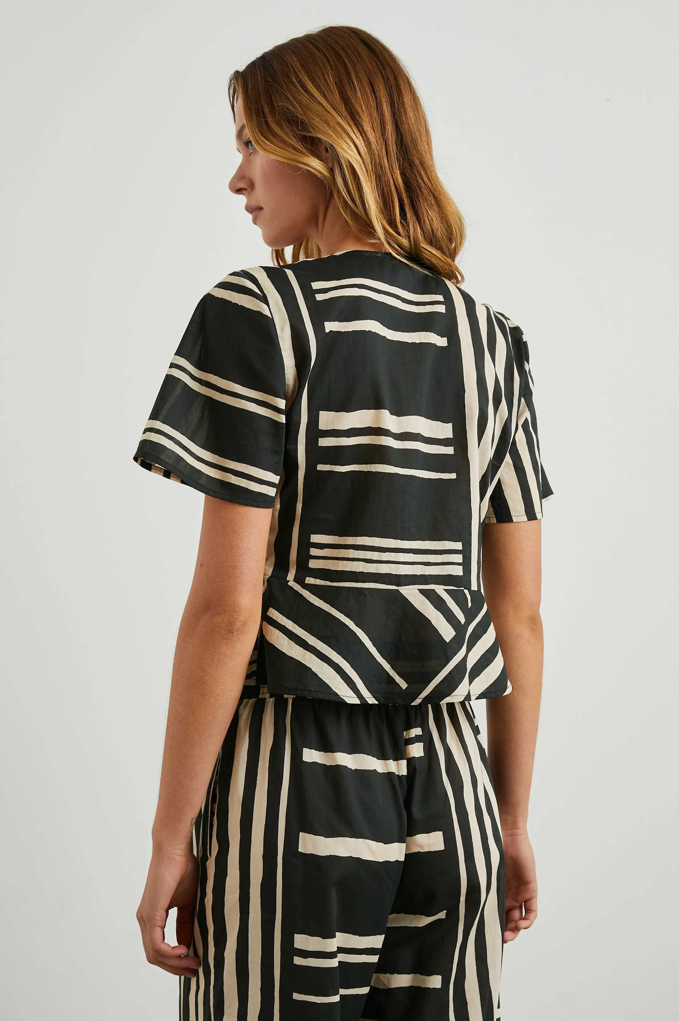TIA TOP - ISLAND STRIPE Rails