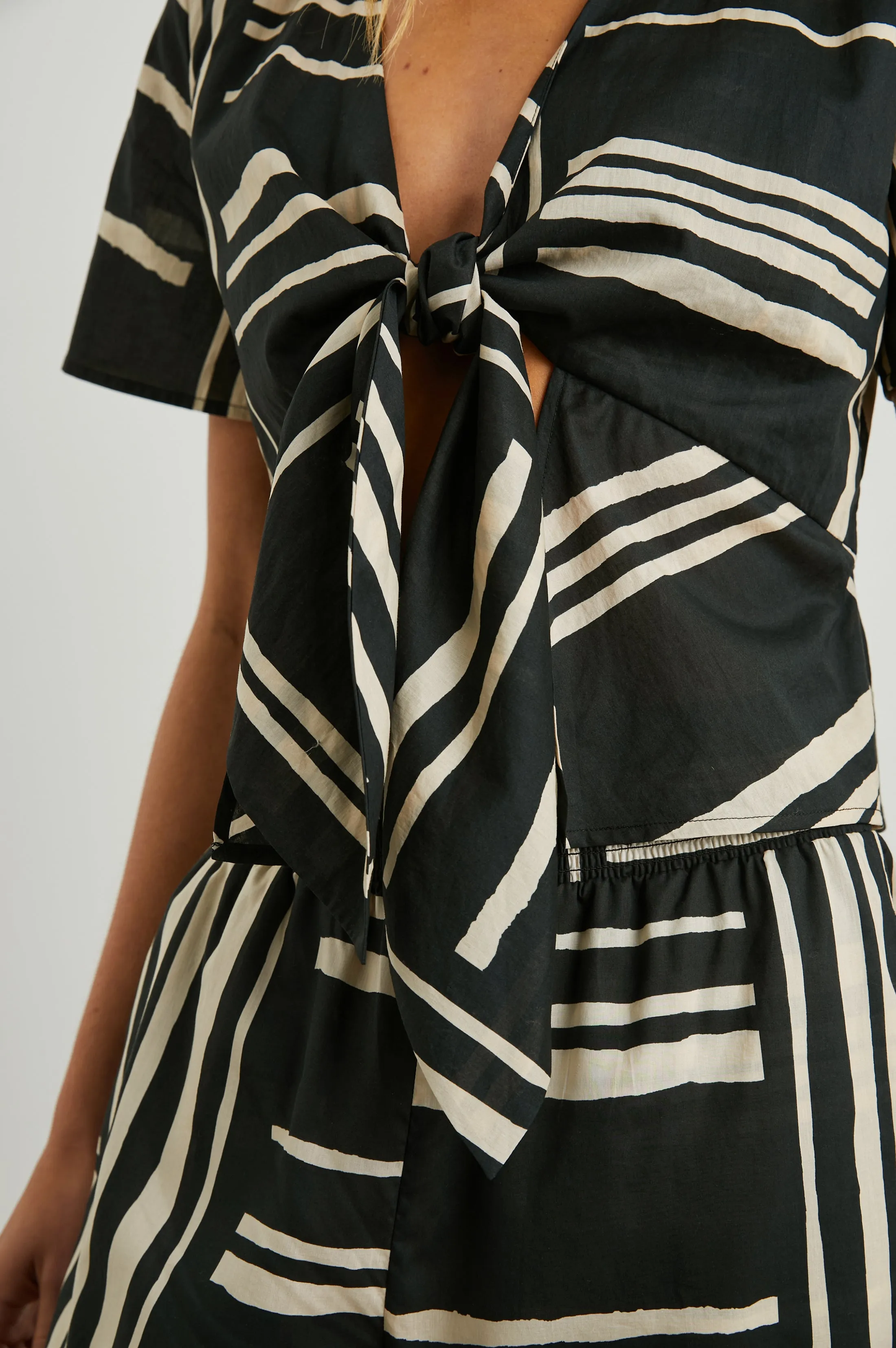 TIA TOP - ISLAND STRIPE Rails