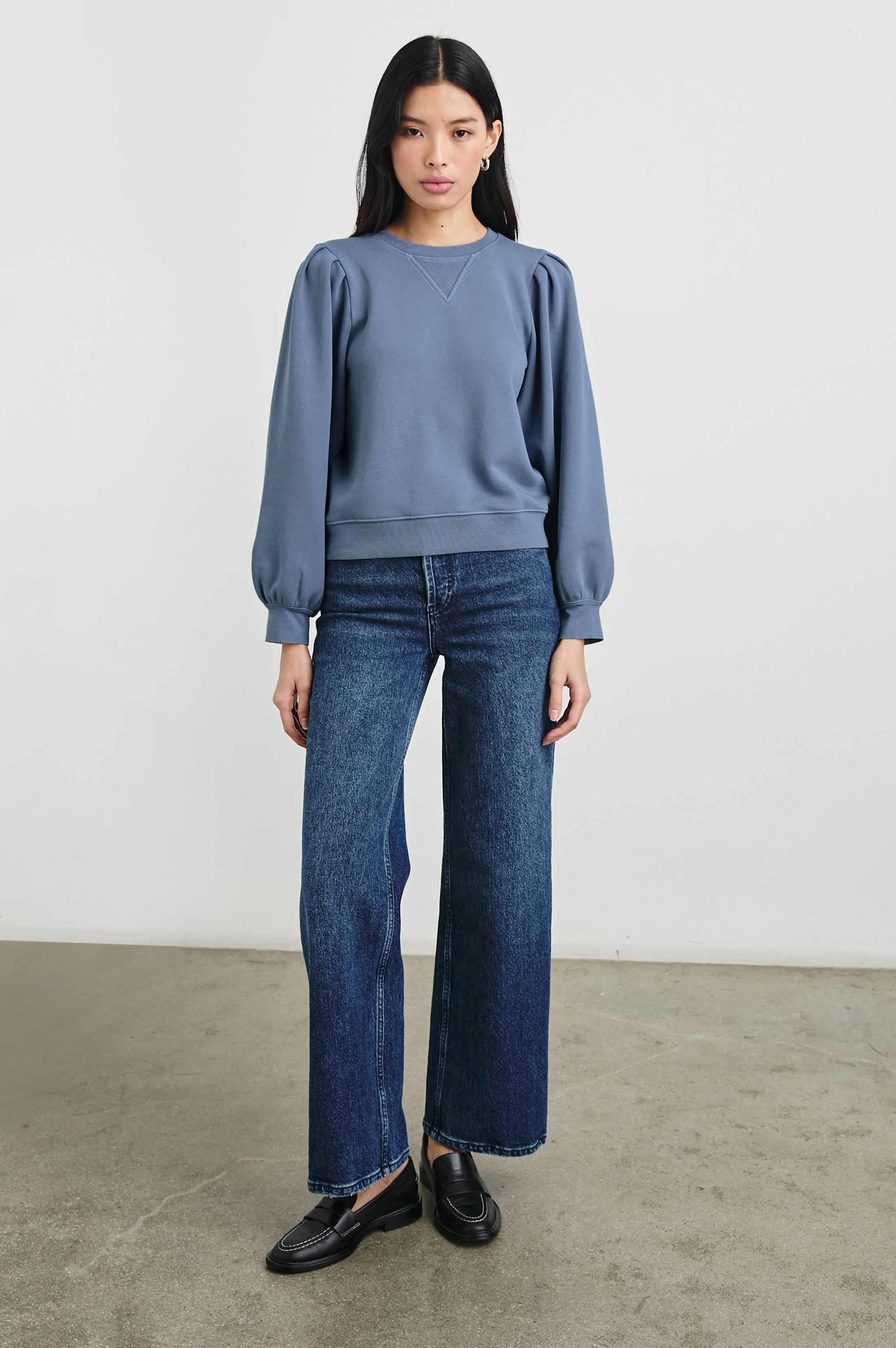 TIFFANY SWEATSHIRT - FADED PERIWINKLE Rails