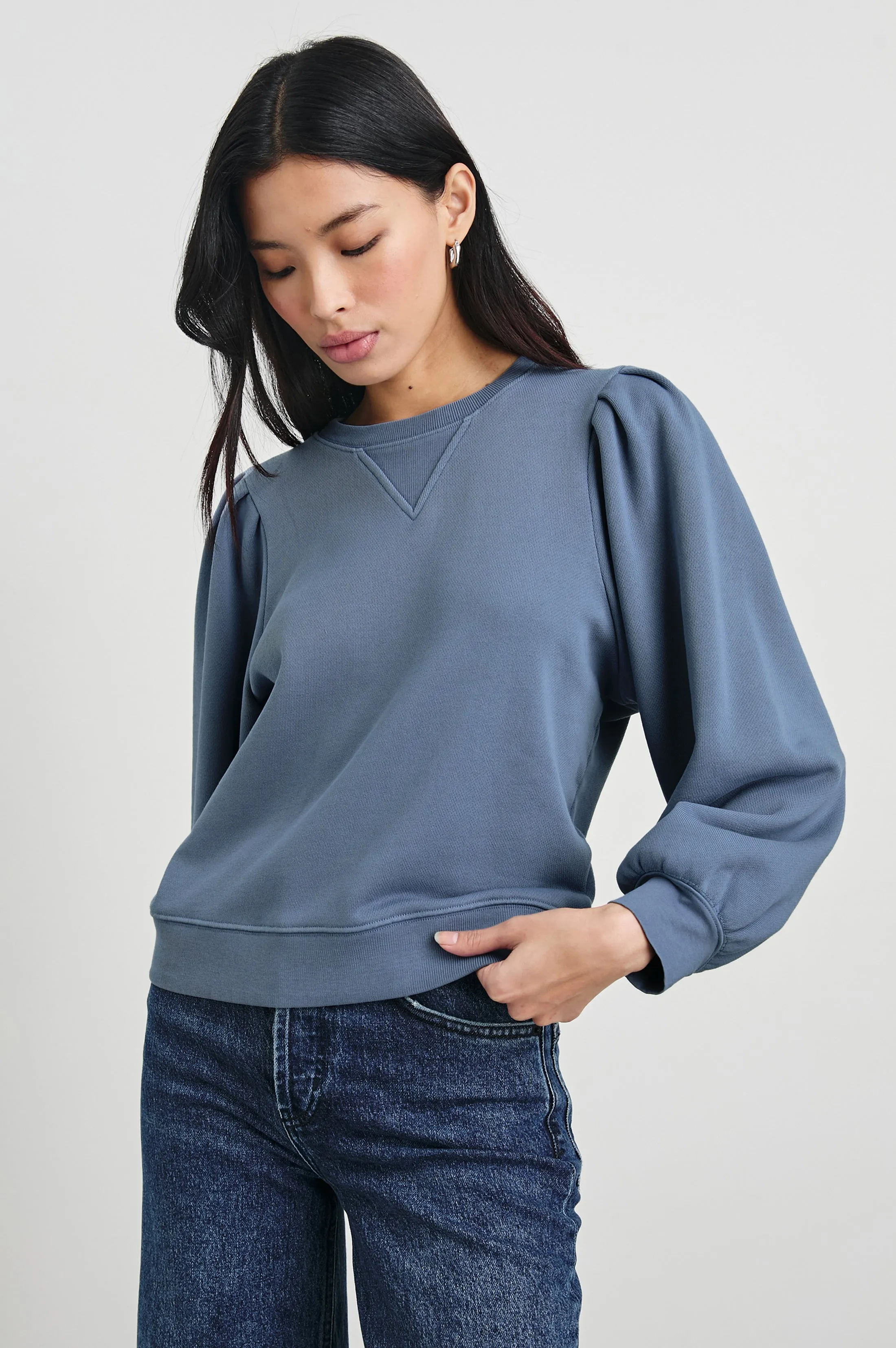 TIFFANY SWEATSHIRT - FADED PERIWINKLE Rails