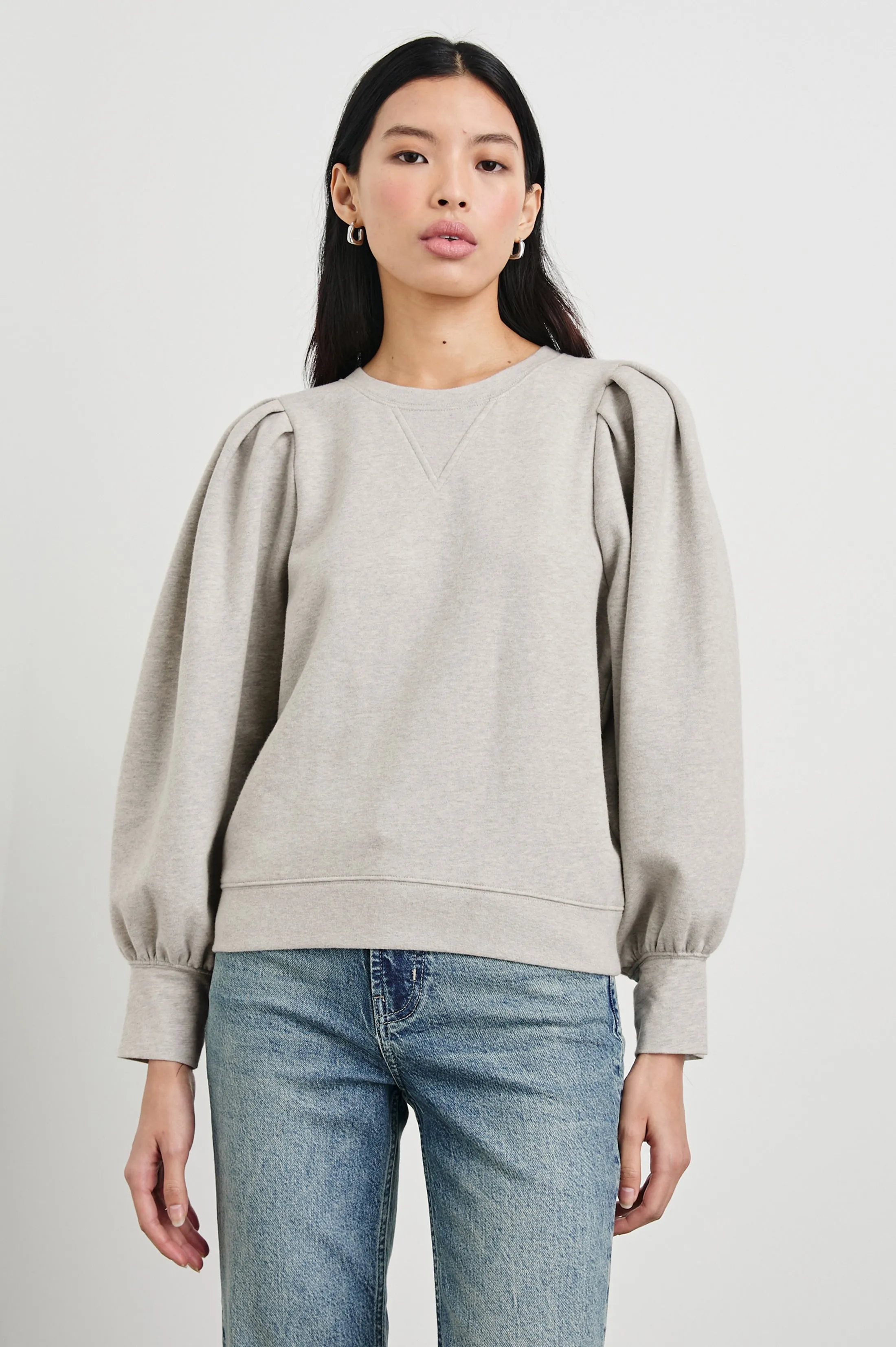 TIFFANY SWEATSHIRT - HEATHER GREY Rails