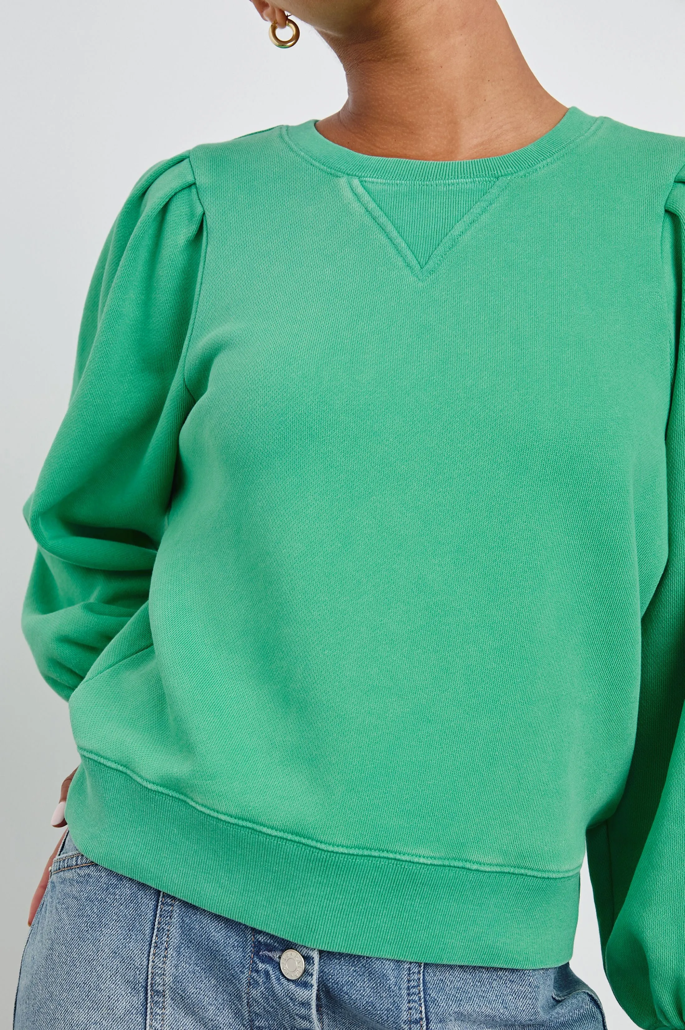 TIFFANY SWEATSHIRT - KELLY GREEN Rails