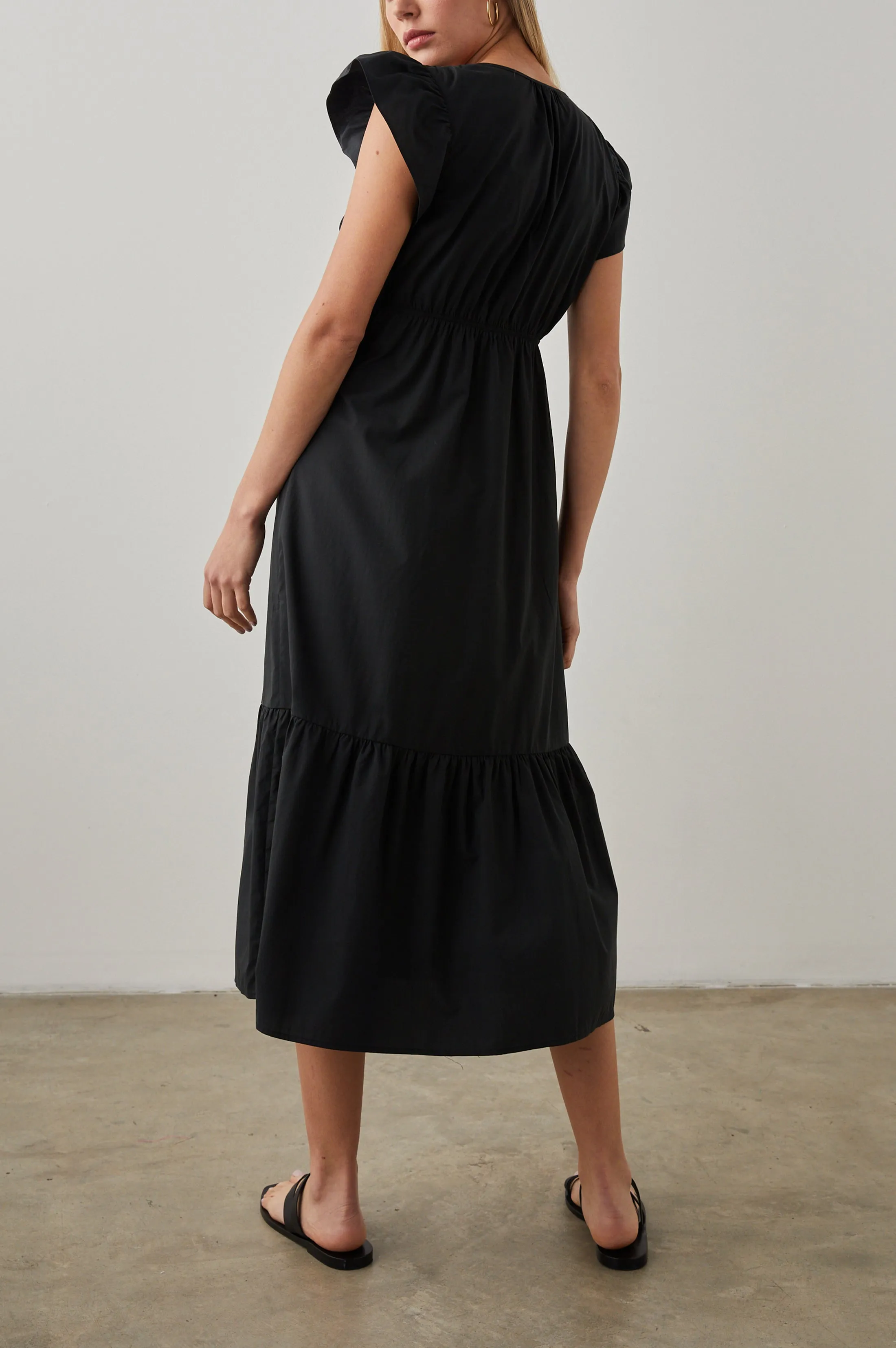 TINA DRESS - BLACK Rails