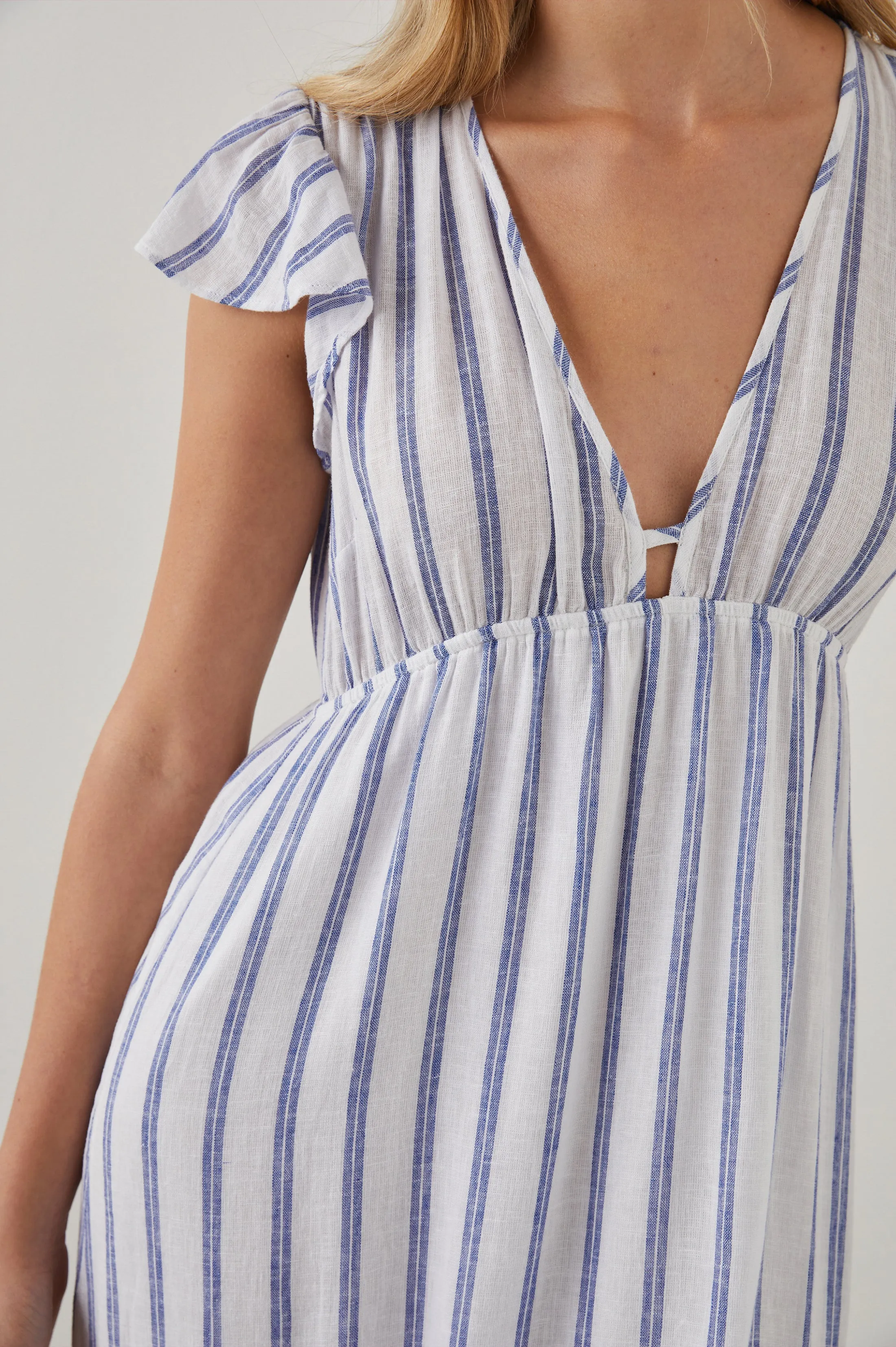 TINA DRESS - VILLA STRIPE Rails