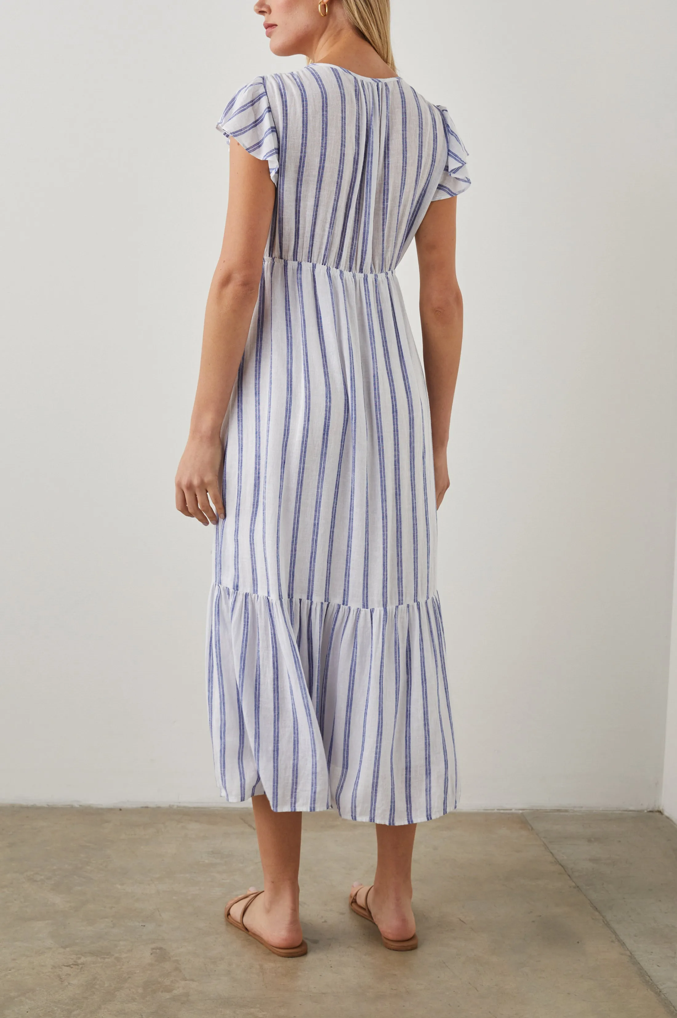 TINA DRESS - VILLA STRIPE Rails