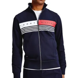 Tommy Hilfiger - Logo Zip-Through Sweatshirt Jacket - Desert Sky