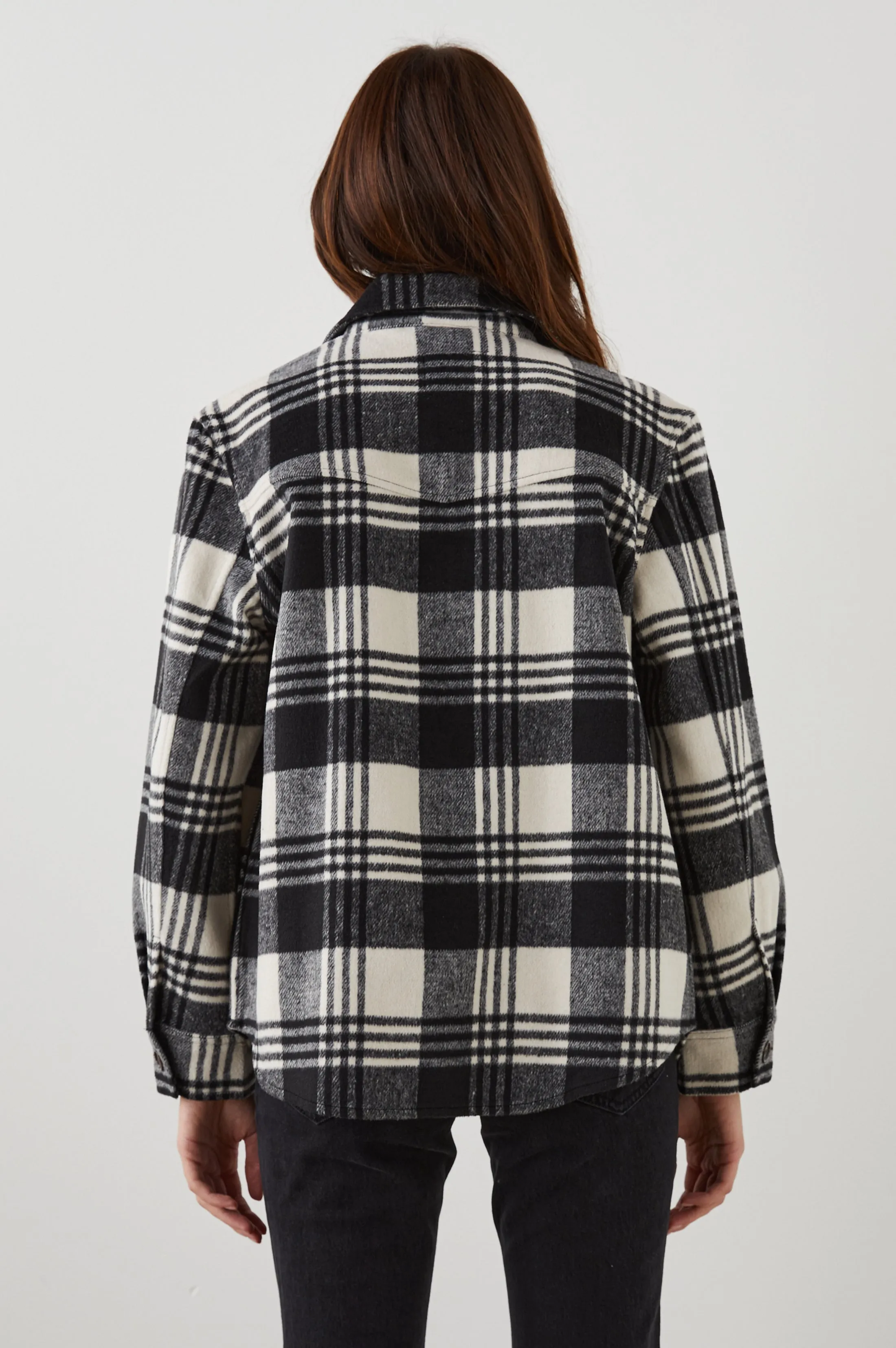 TRIPP SHIRT JACKET - OYSTER BLACK Rails