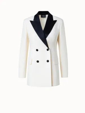 Tuxedo Jacket in Double-Face Akris