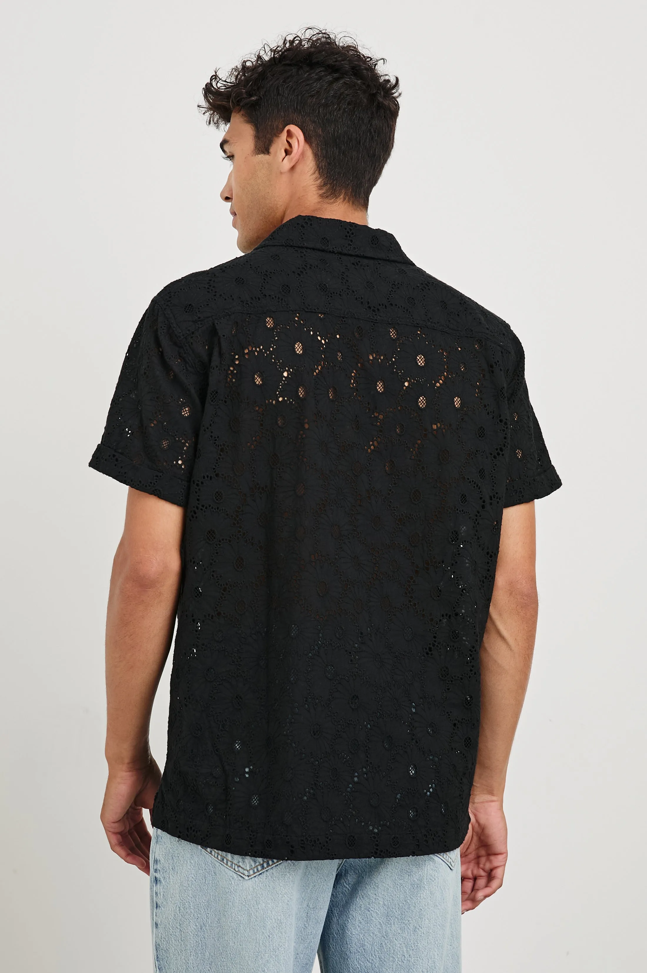 TYLER SHIRT - BLACK FLORAL Rails