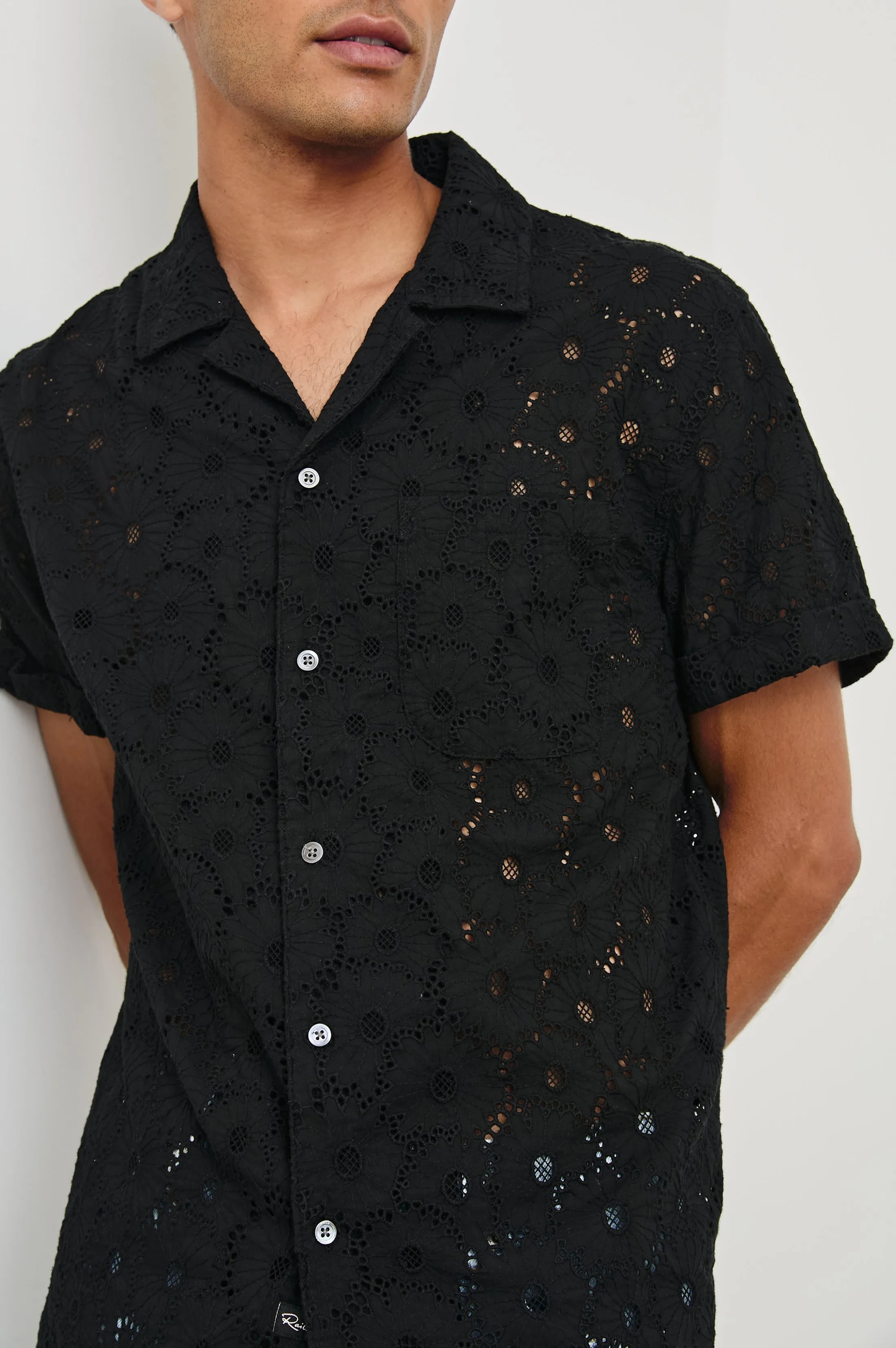TYLER SHIRT - BLACK FLORAL Rails