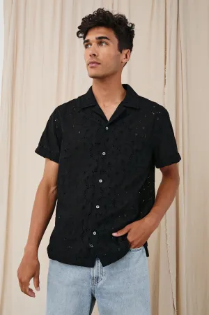 TYLER SHIRT - BLACK FLORAL Rails