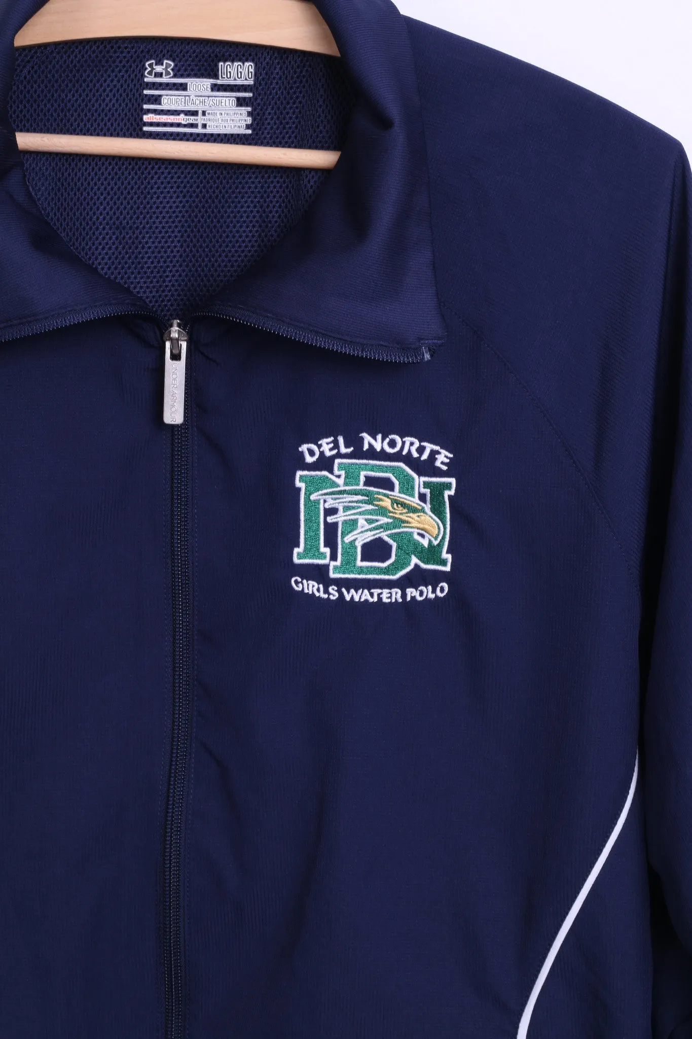 Under Armour Womens L Jacket Del Norte Girls Water Polo Navy Sweatshirt