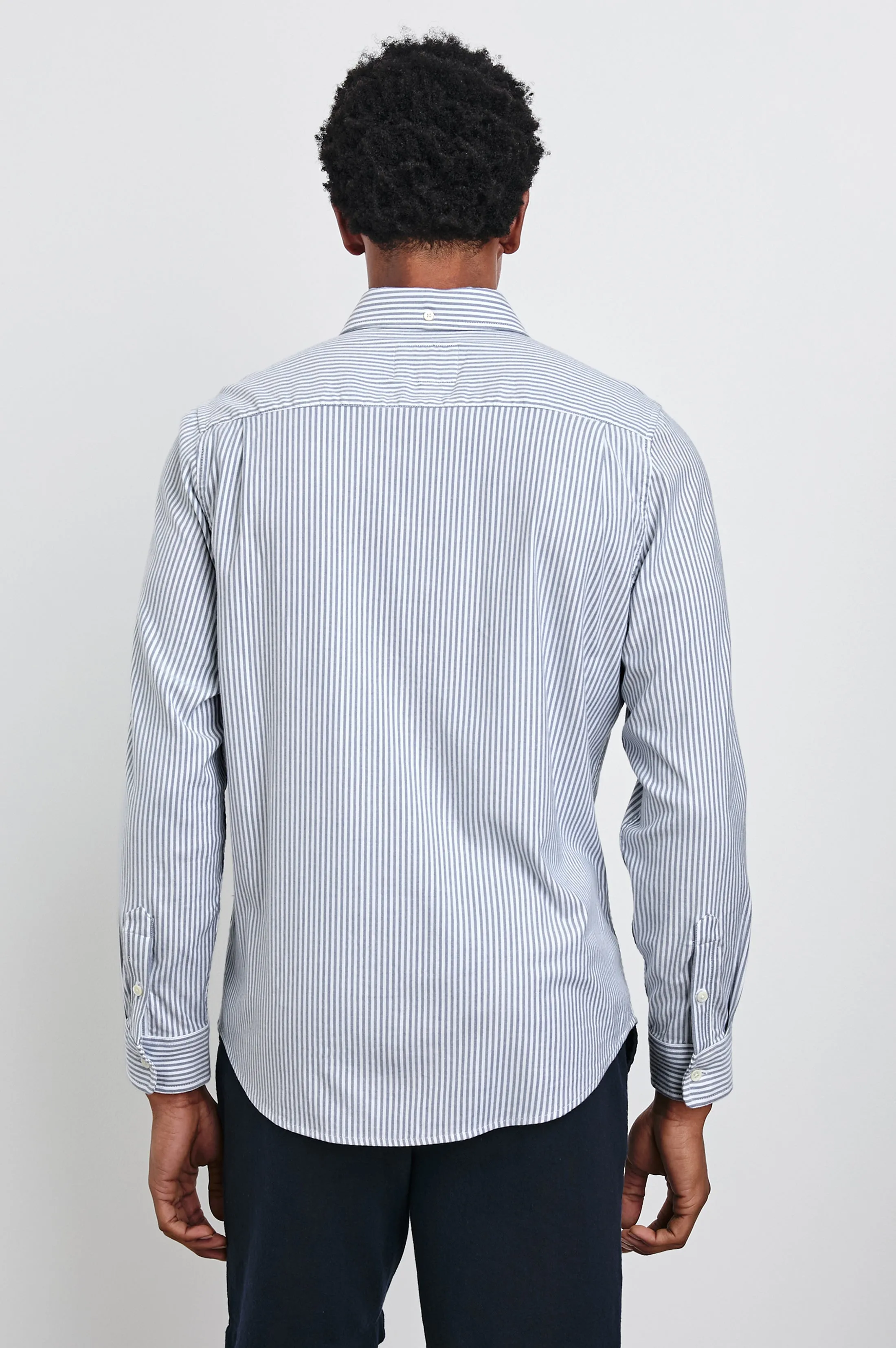VANCE SHIRT - BLUE WHITE STRIPE Rails