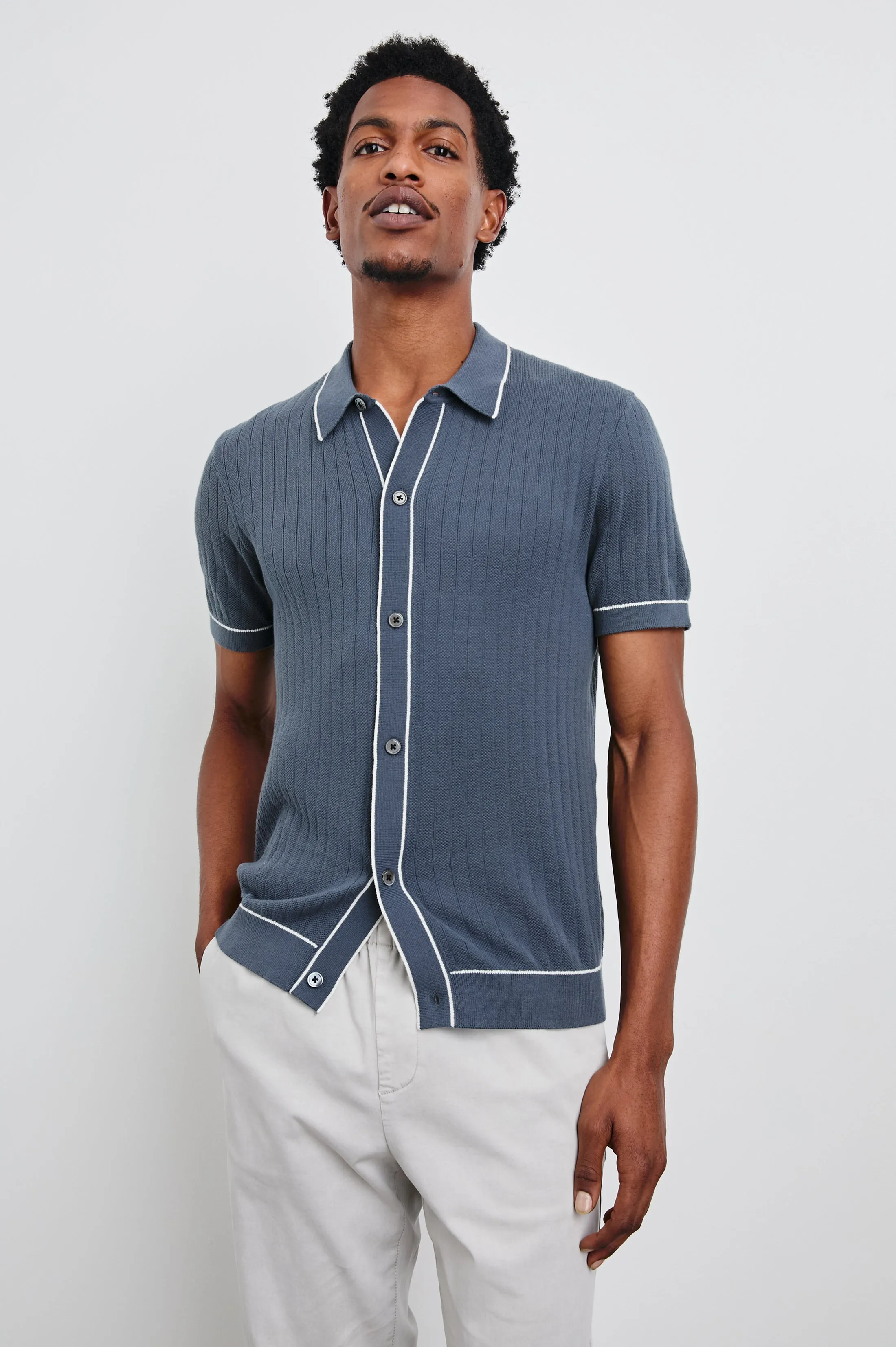 VERNON SHIRT - FADED NAVY Rails