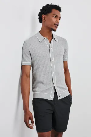 VERNON SHIRT - GREY MELANGE Rails
