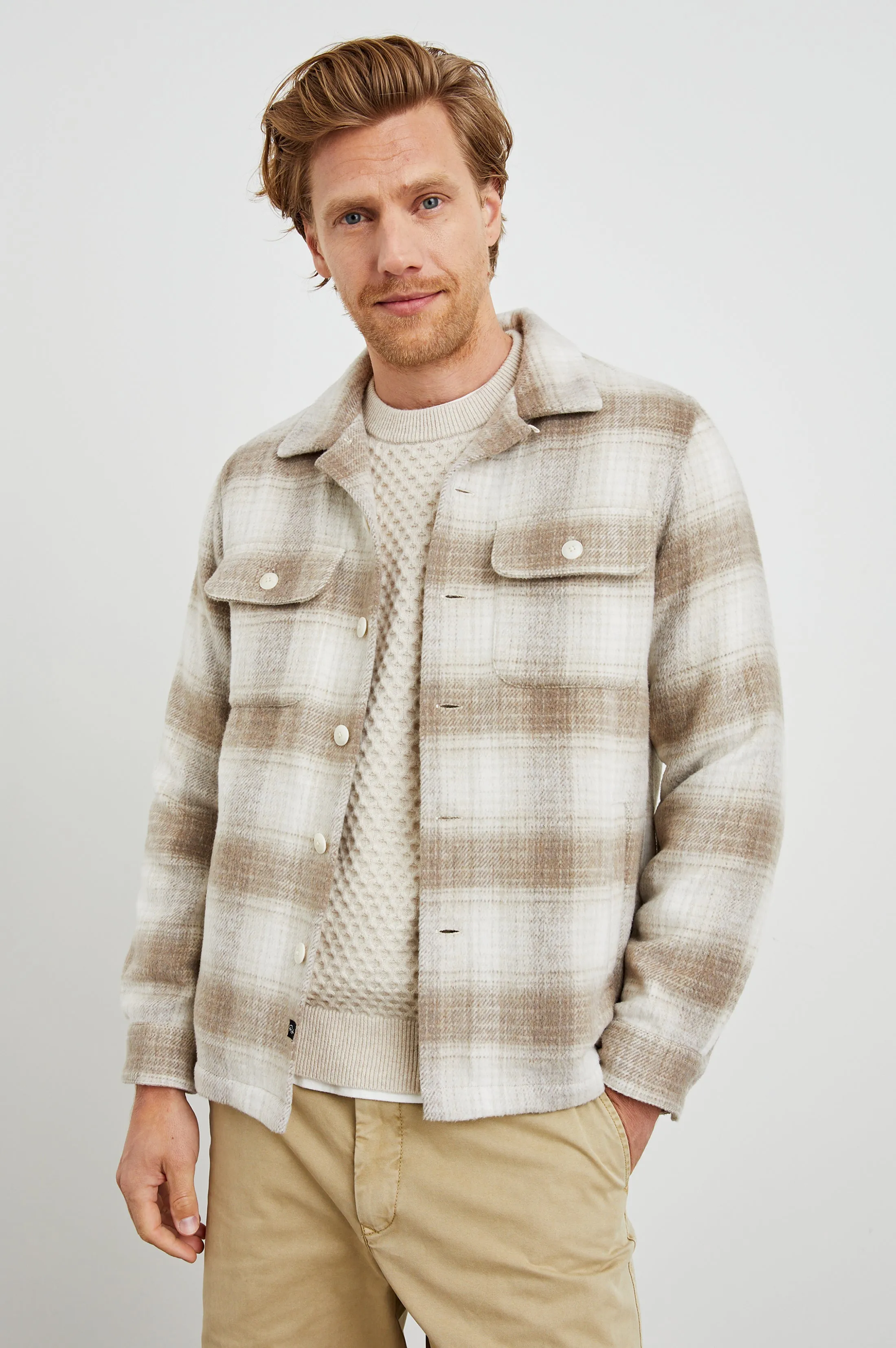 VIGGO SHIRT JACKET - LIONS MANE Rails