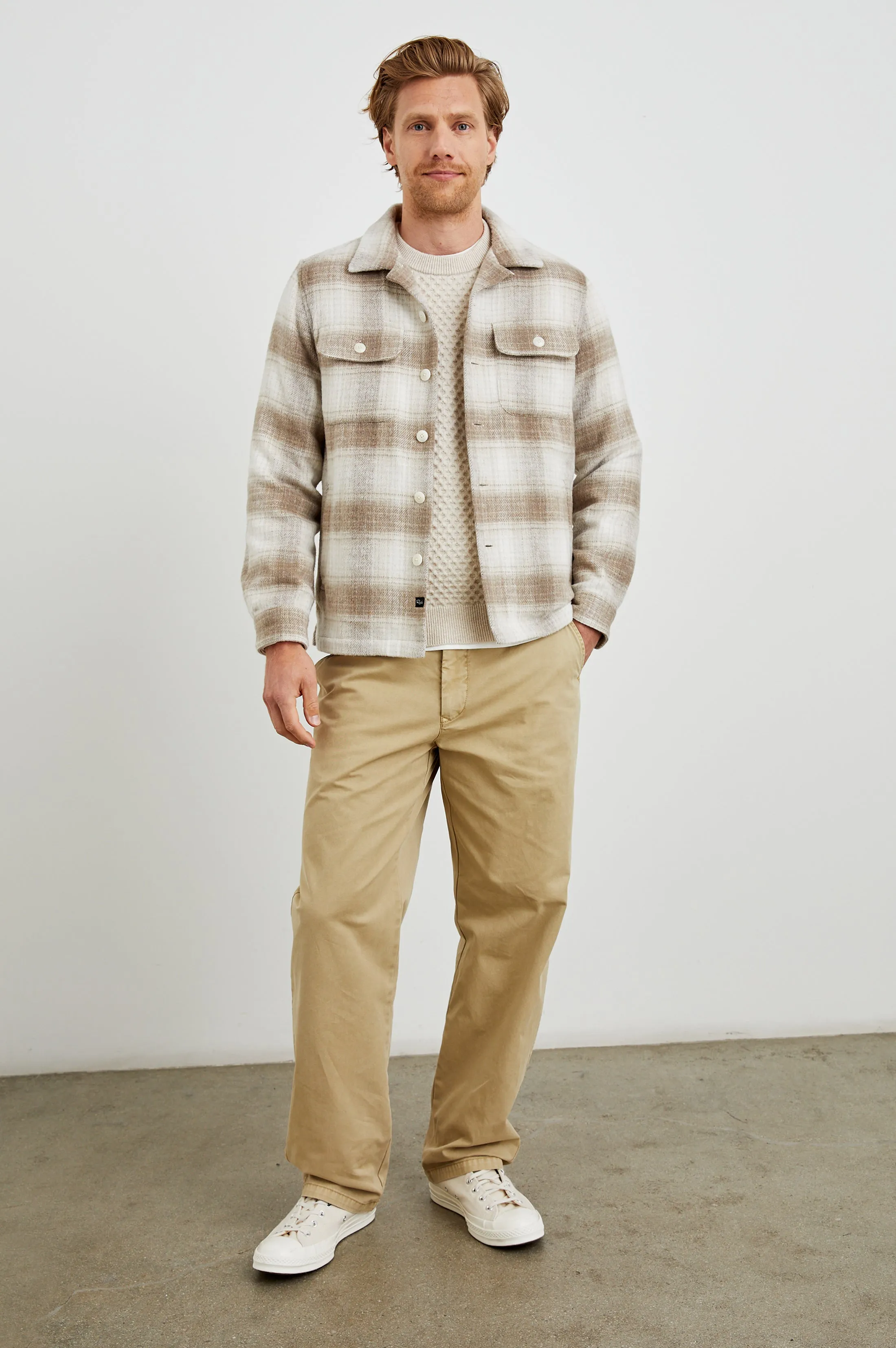 VIGGO SHIRT JACKET - LIONS MANE Rails