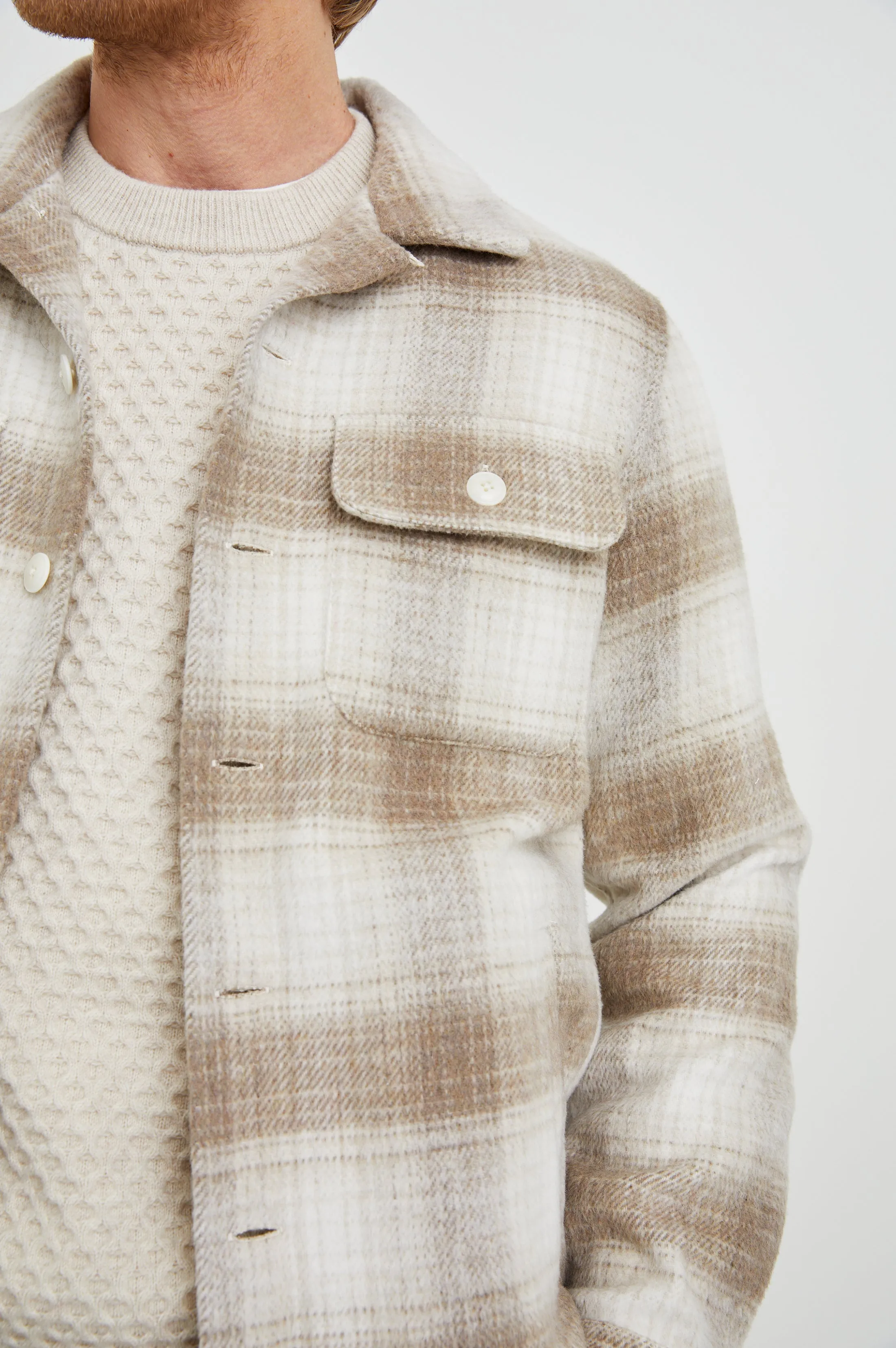 VIGGO SHIRT JACKET - LIONS MANE Rails