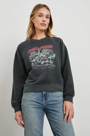 VINTAGE RAGLAN SWEATSHIRT - RAILS PARIS MAP Rails