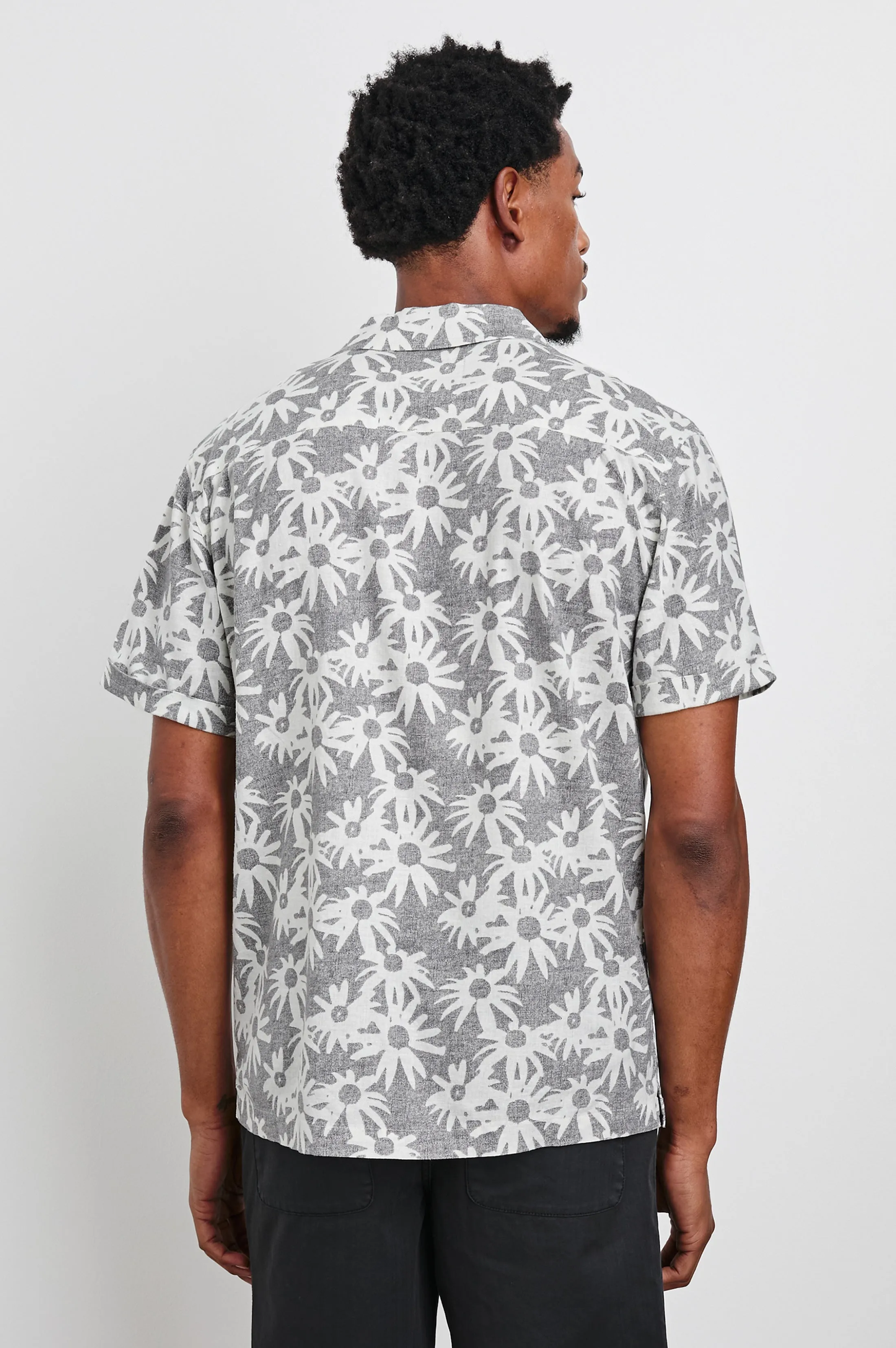 WAIMEA SHIRT - PERENNIAL CHARCOAL WHITE Rails