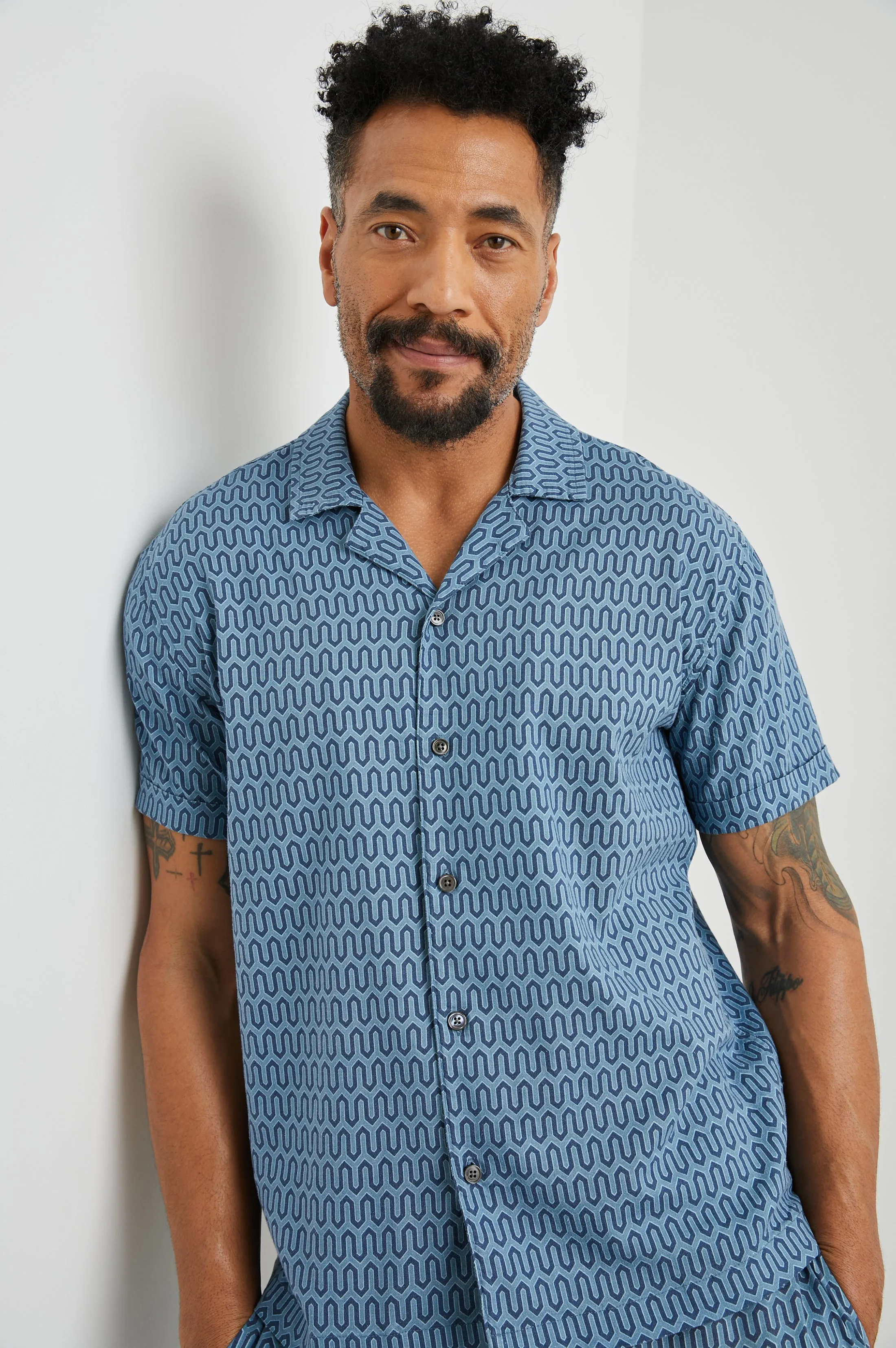 WAIMEA SHIRT - WISHBONE BLUES Rails