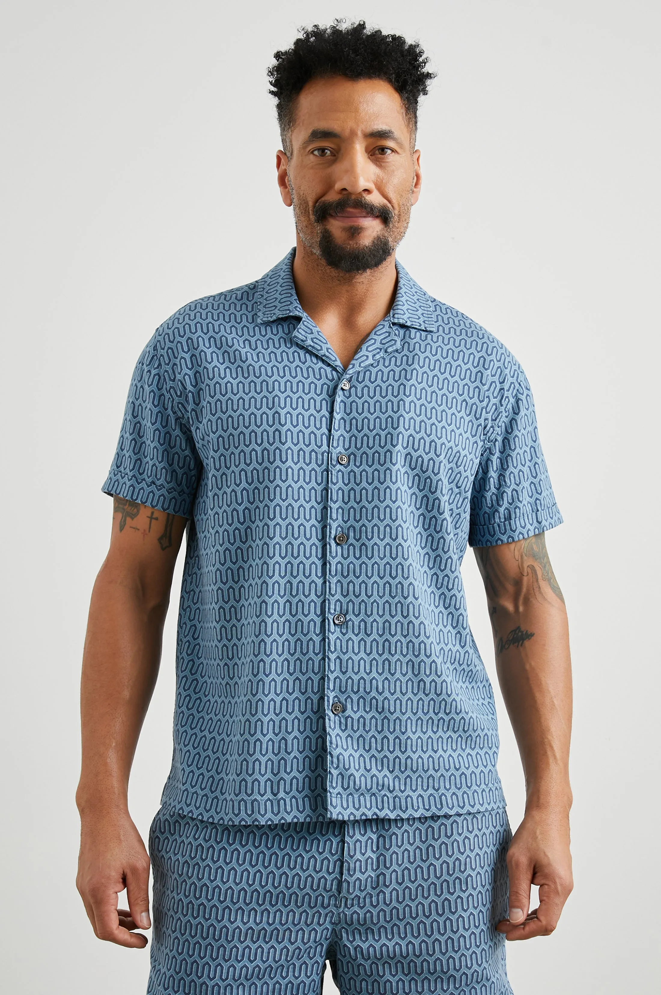WAIMEA SHIRT - WISHBONE BLUES Rails