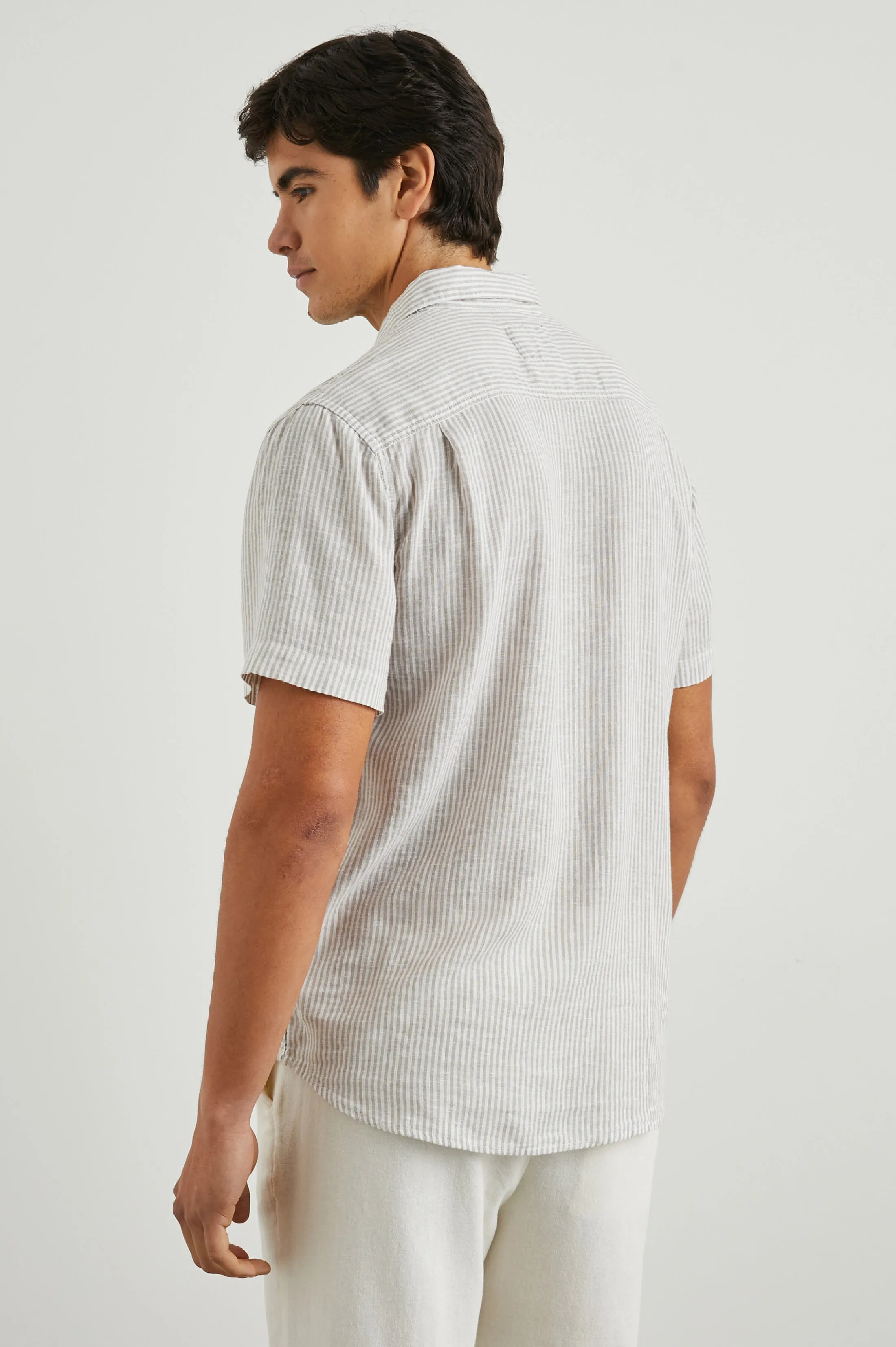 WALKER SHIRT - GHURKA WHITE RAILROAD Rails