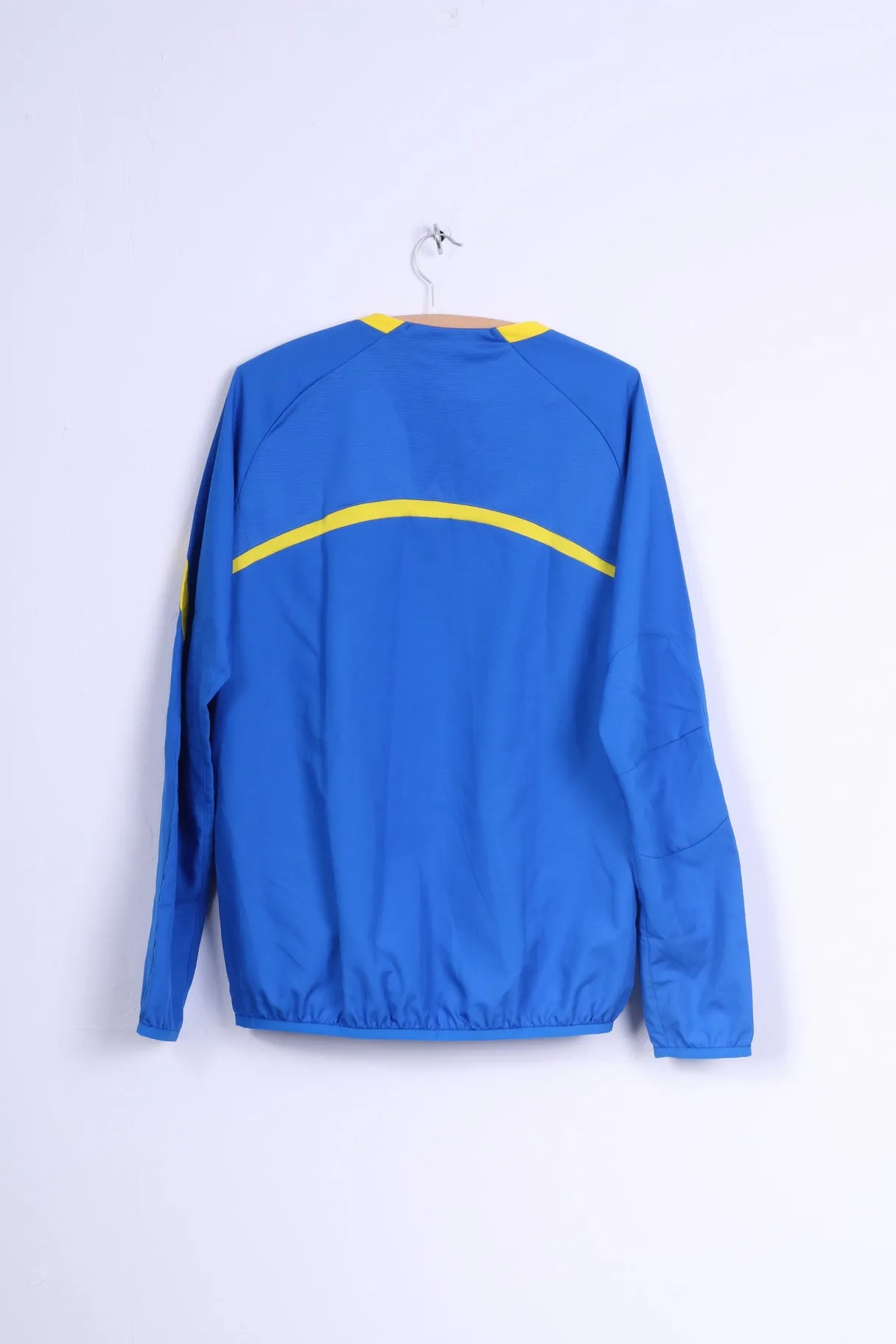 Warrior Mens M Jacket Blue Football Superheat Training Lightweight Top