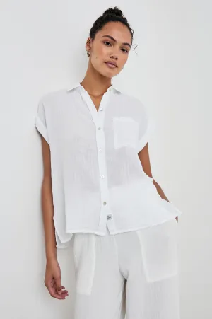 WHITNEY SHIRT - WHITE Rails