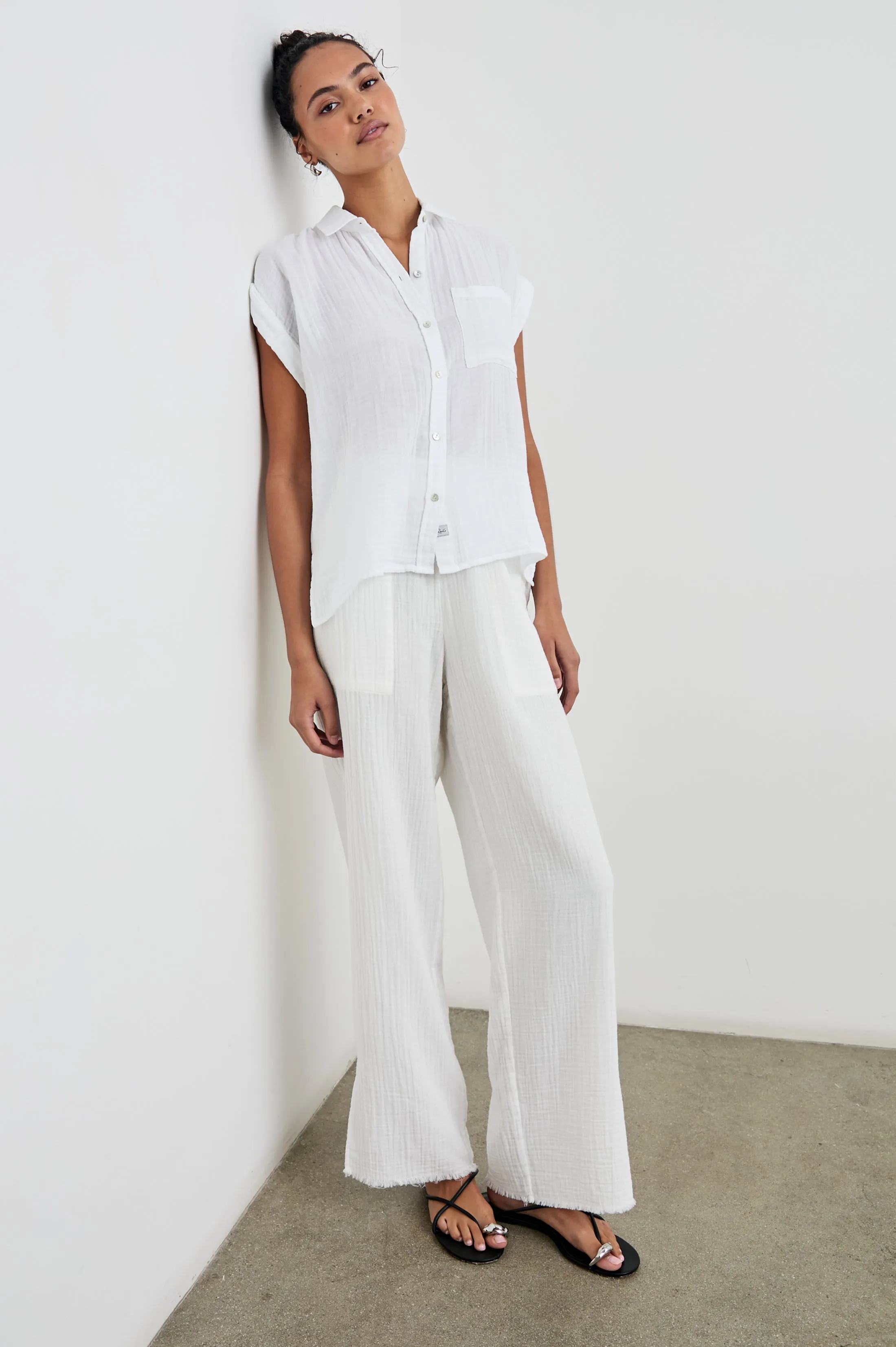 WHITNEY SHIRT - WHITE Rails