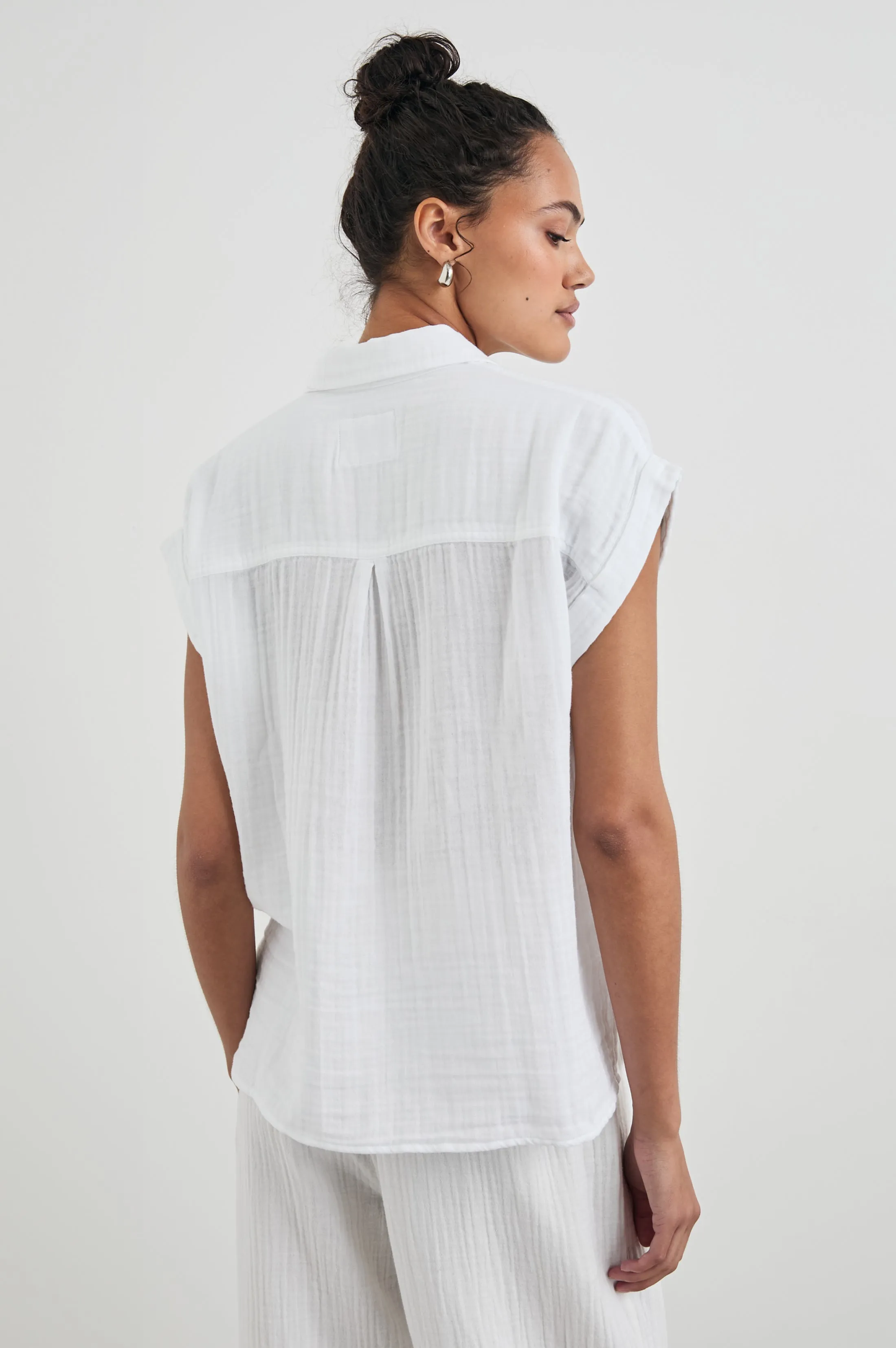 WHITNEY SHIRT - WHITE Rails