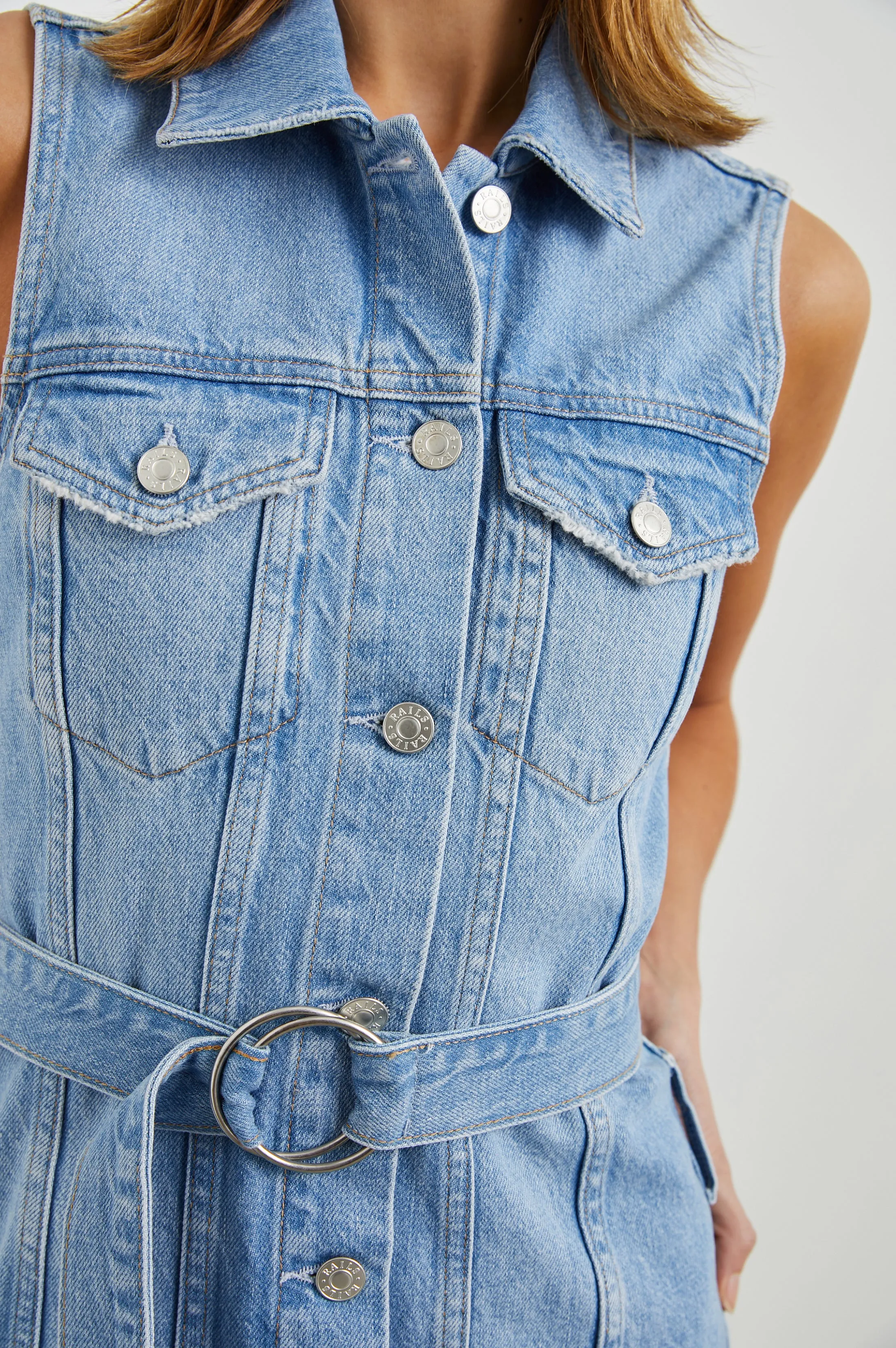 WILSHIRE DRESS - BLUE DREAM Rails
