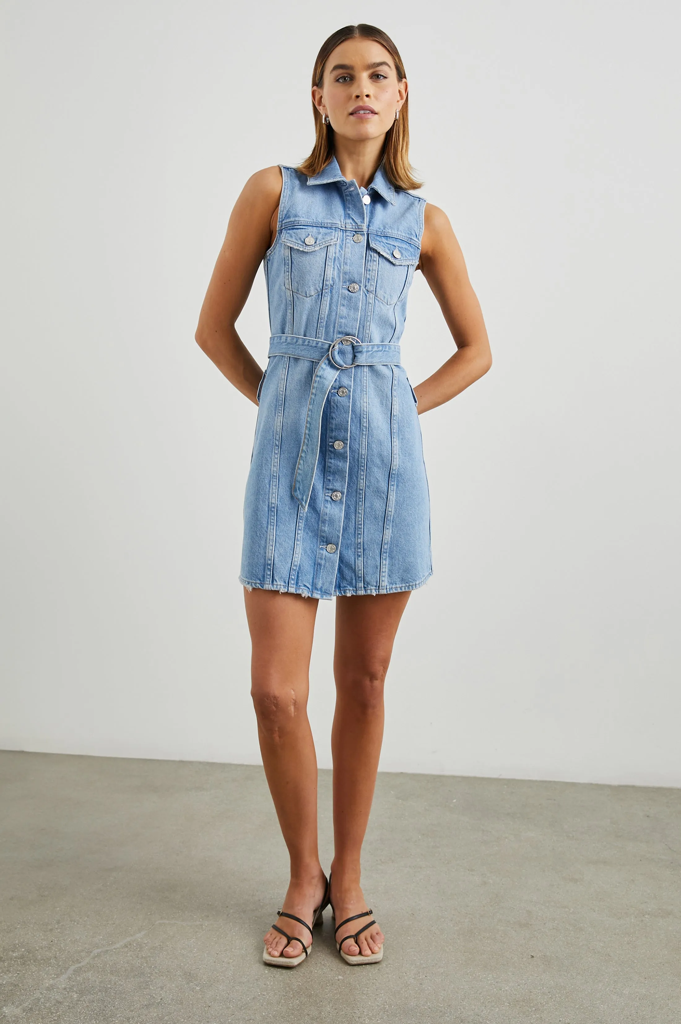 WILSHIRE DRESS - BLUE DREAM Rails
