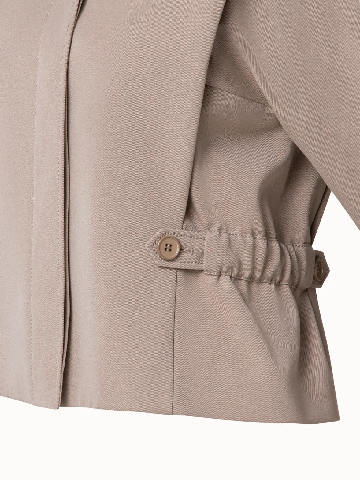 Wool Gabardine Jacket Akris