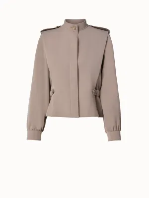 Wool Gabardine Jacket Akris